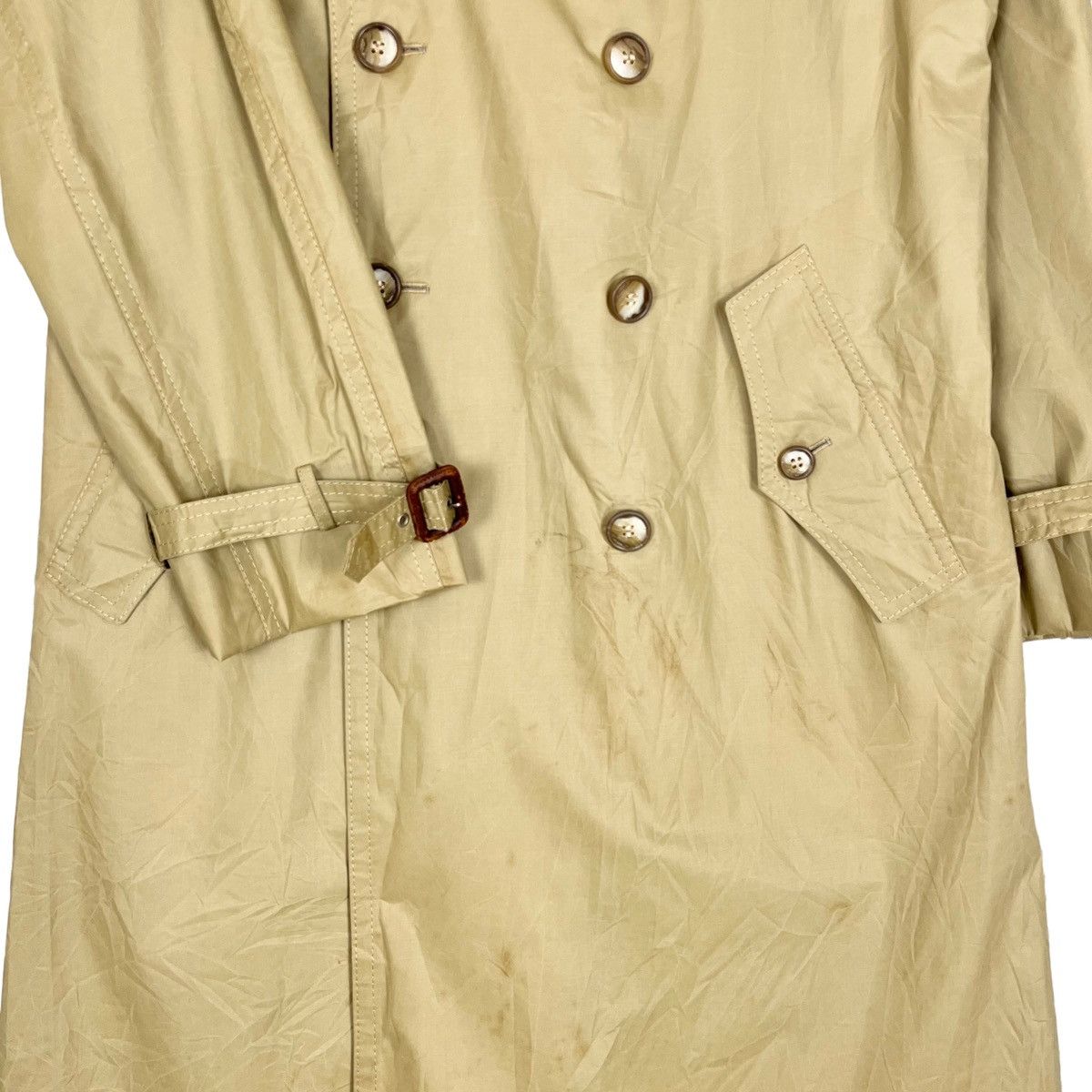 Designer × Vintage × Yves Saint Laurent Vintage YSL Yves Saint Laurent Double Breasted Trench Coat Size S / US 4 / IT 40 - 7 Thumbnail