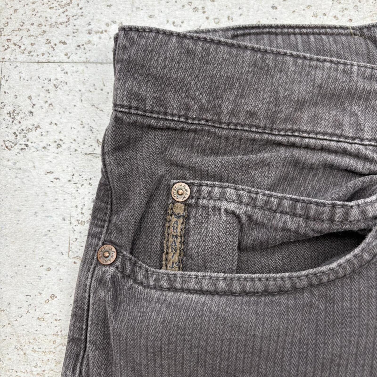 Emporio Armani Armani Jeans Pinstripe Denim (36”) Size US 36 / EU 52 - 6 Thumbnail