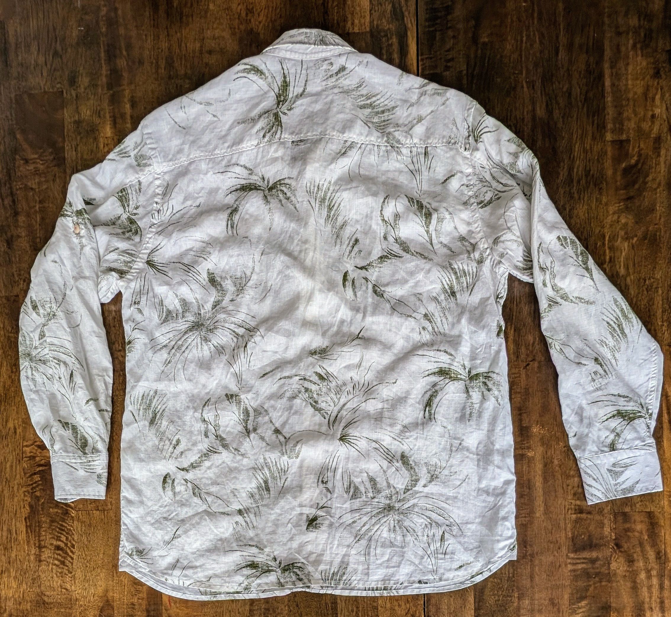 Tommy Bahama Tommy Bahama Linen Shirt Long Sleeve Men's Large Button Down Size US L / EU 52-54 / 3 - 5 Thumbnail