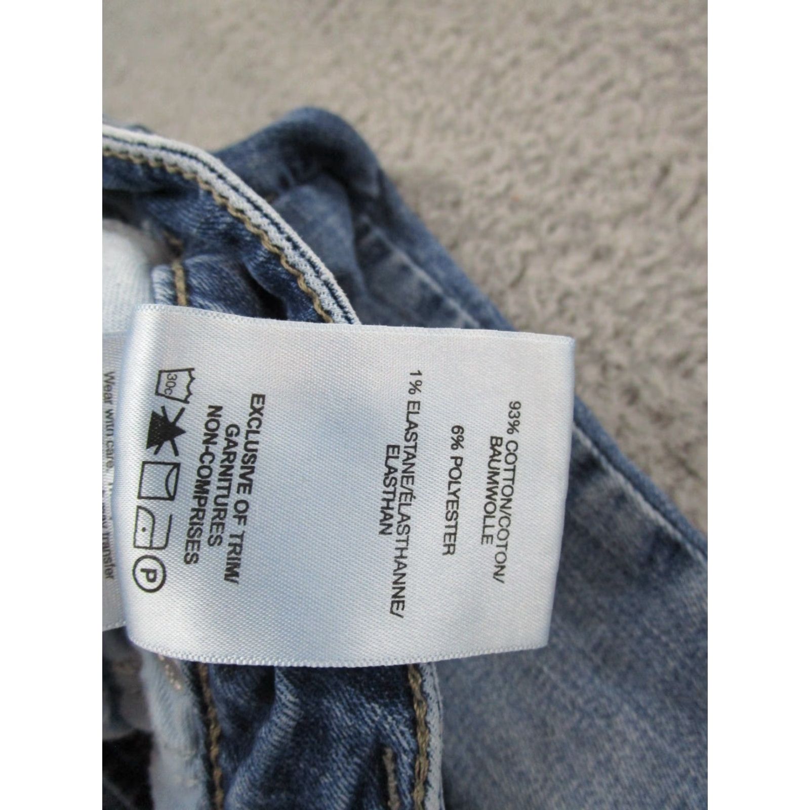 Silver Jeans Co. Silver Jeans Co Suki Skinny Stretch Jeans Women's 28/29 Raw Hem Size 28" / US 6 / IT 42 - 4 Thumbnail