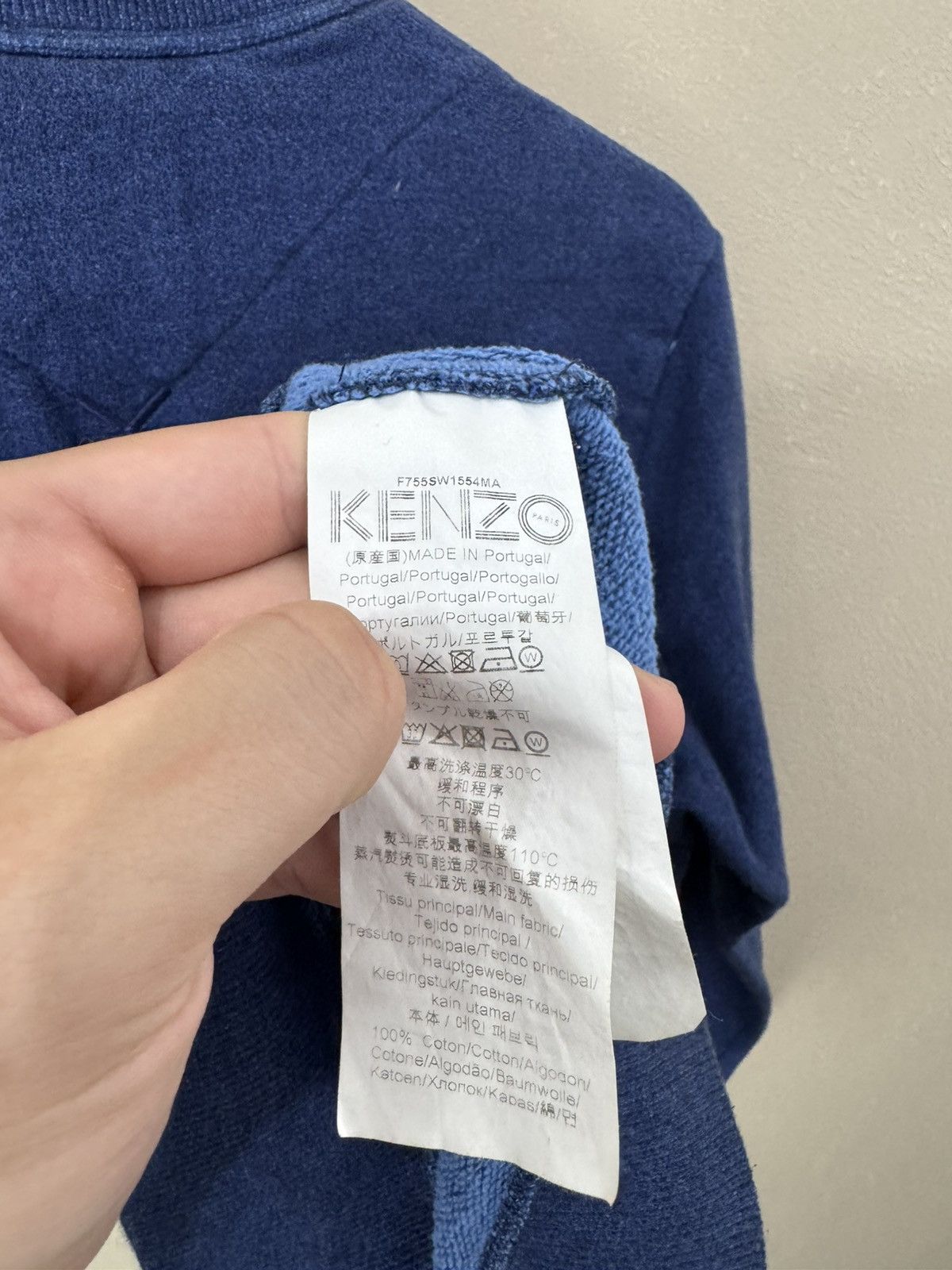 Kenzo Kenzo Sweatshirt Vintage Overprint Big Logo Eyes Fish Size US XS / EU 42 / 0 - 4 Thumbnail
