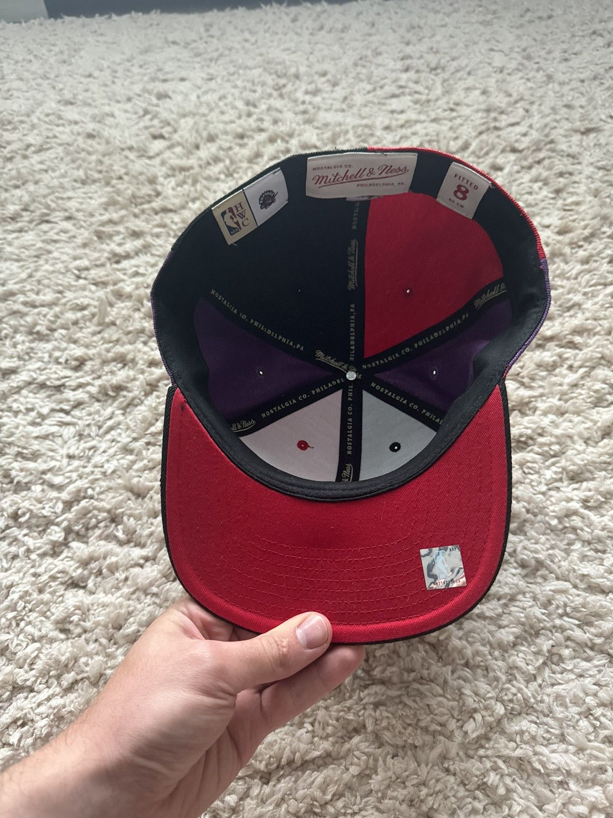 Mitchell & Ness Toronto Raptors NBA Snapback Cap by Mitchell & Ness Size ONE SIZE - 5 Thumbnail