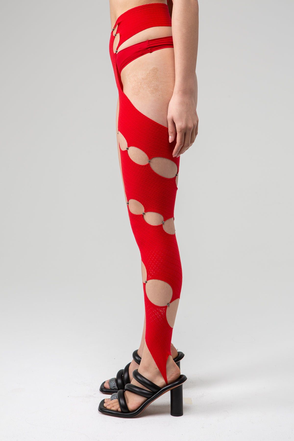 RUIbuilt $325 RUI Size 1 Spiral Cutout Single Legging Size ONE SIZE - 2 Thumbnail