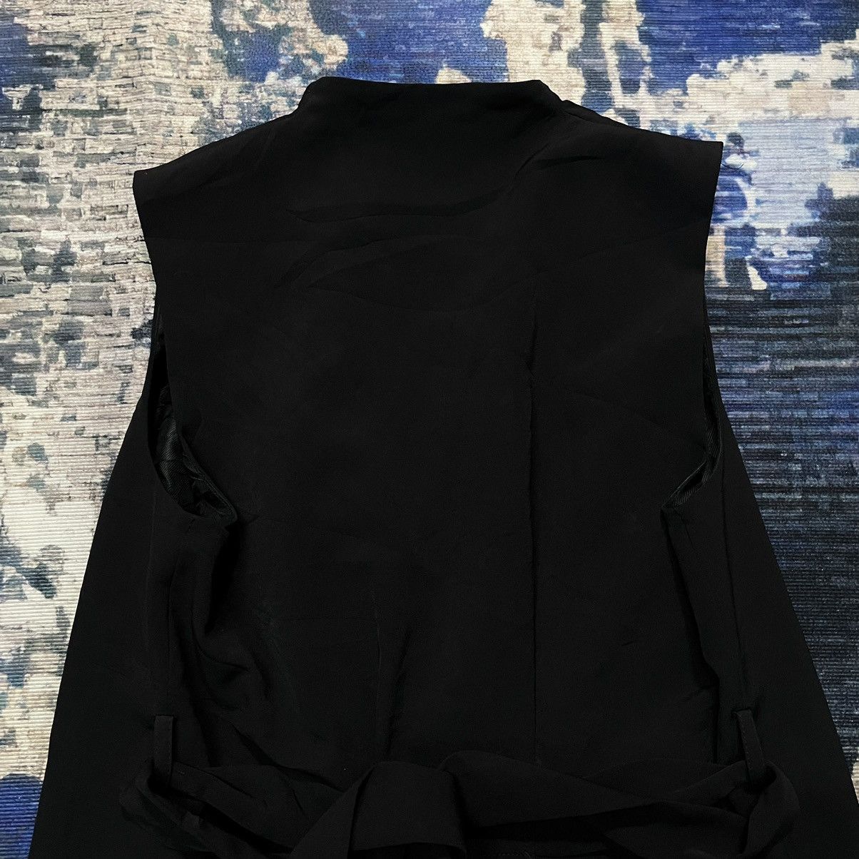Yohji Yamamoto Zara Sleeveless Double Breasted Dress Tie Belt Yohji Style Size S / US 4 / IT 40 - 18 Thumbnail