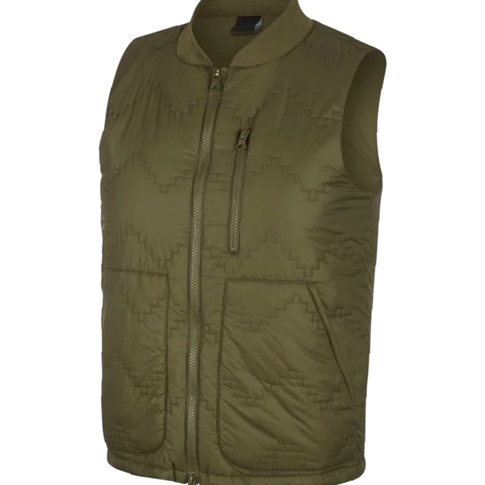Nike VINTAGE Nike SB Shield Men's Vest Insulated Quilted Olive Green Sz M Basketball Size US M / EU 48-50 / 2 - 2 Thumbnail