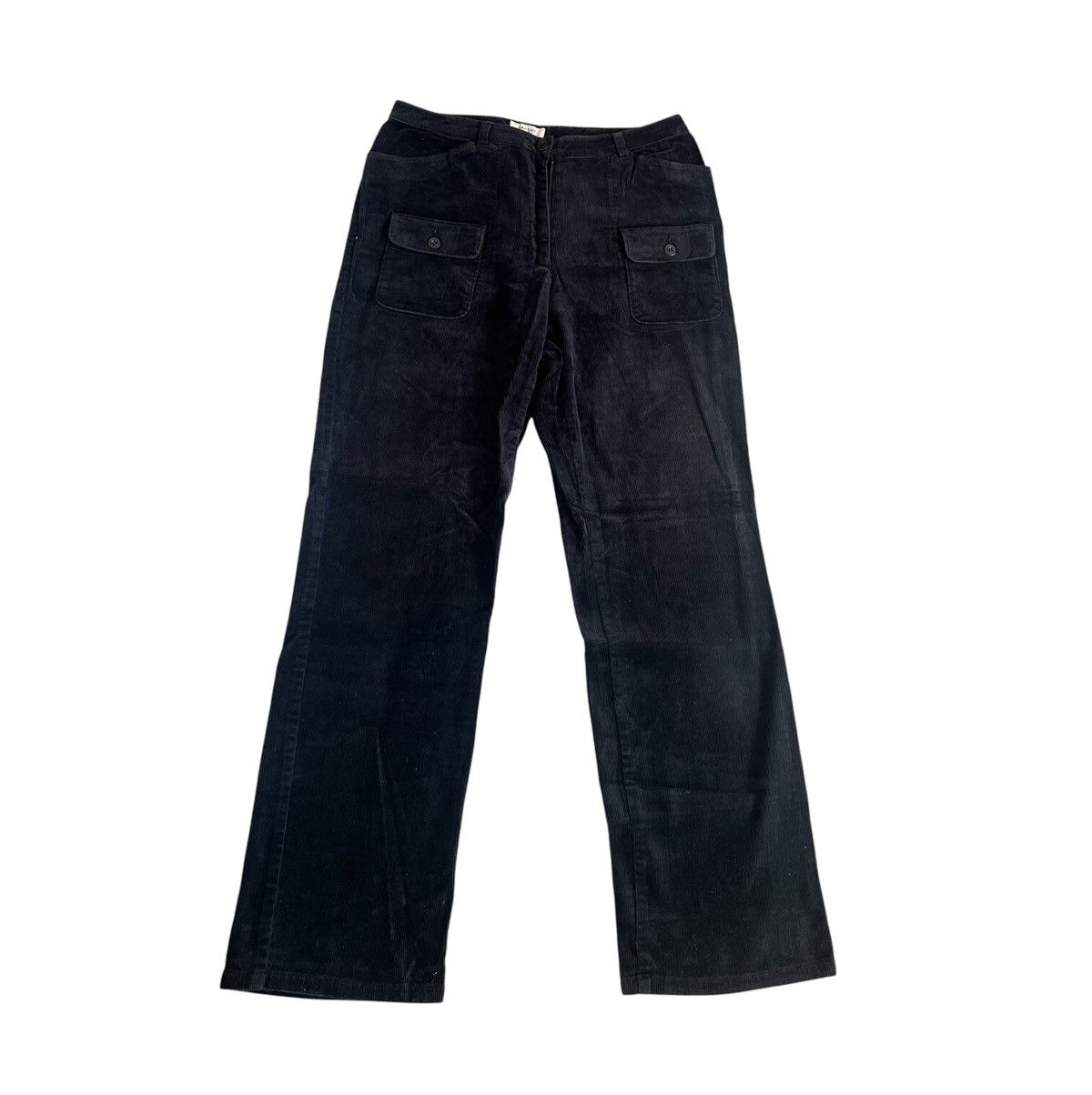 Yohji Yamamoto TAX FREE 🇺🇸 Yohji yamamoto y’saccs straight corduroy trousers Size US 29 - 1 Thumbnail