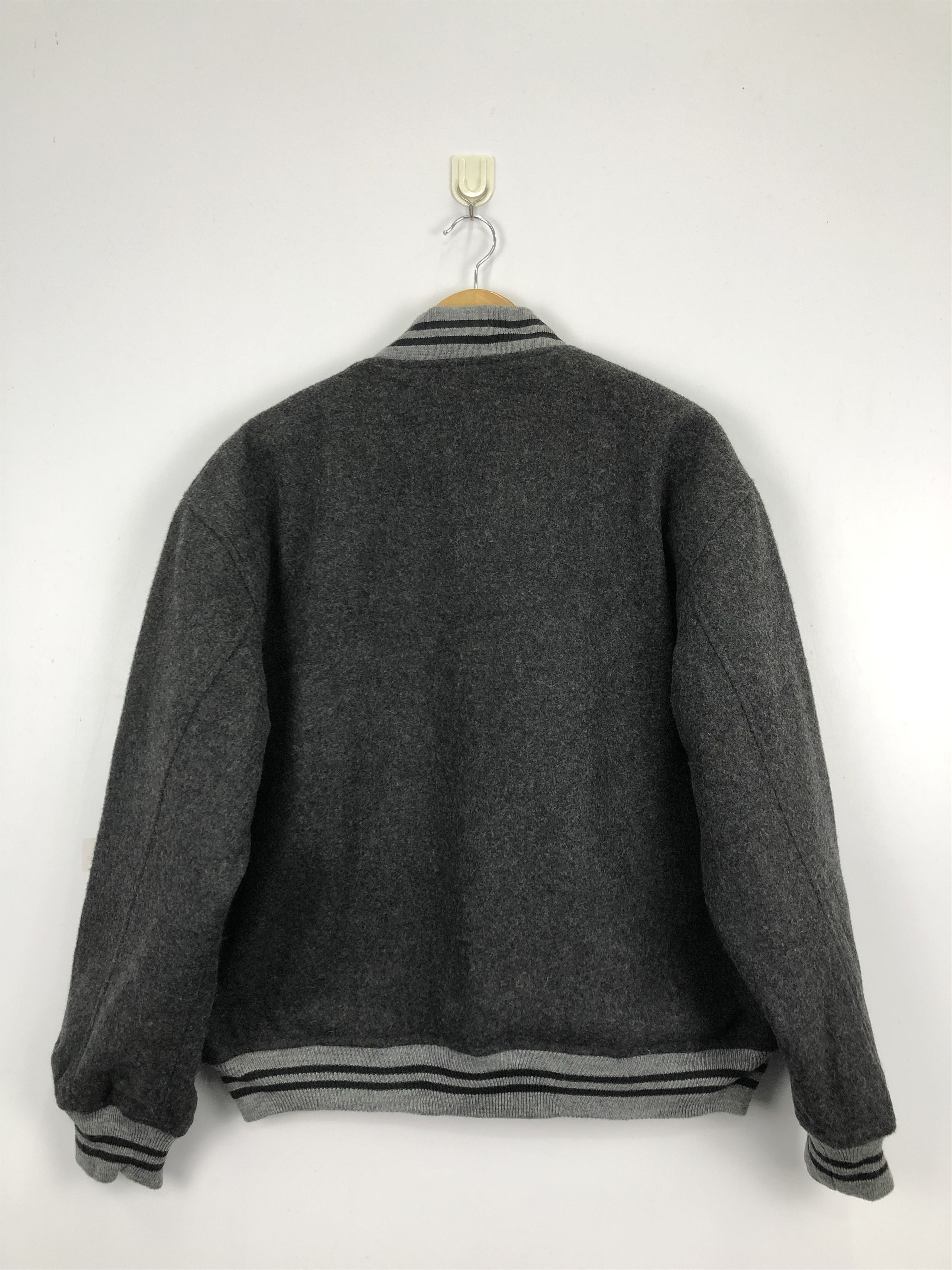 Vintage Vintage 90s Bayleaf Arch Wool Varsity Jacket V0305 Size US L / EU 52-54 / 3 - 2 Thumbnail