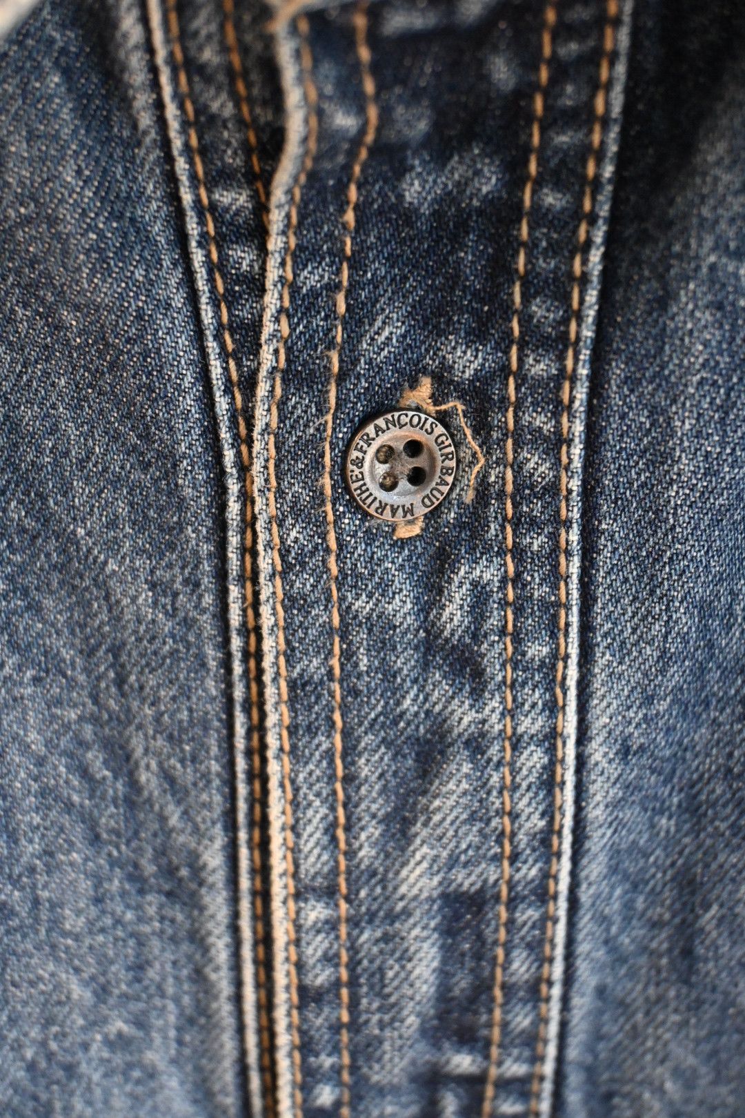 Marithe + Francois Girbaud Denim Shirt Size US XL / EU 56 / 4 - 4 Thumbnail