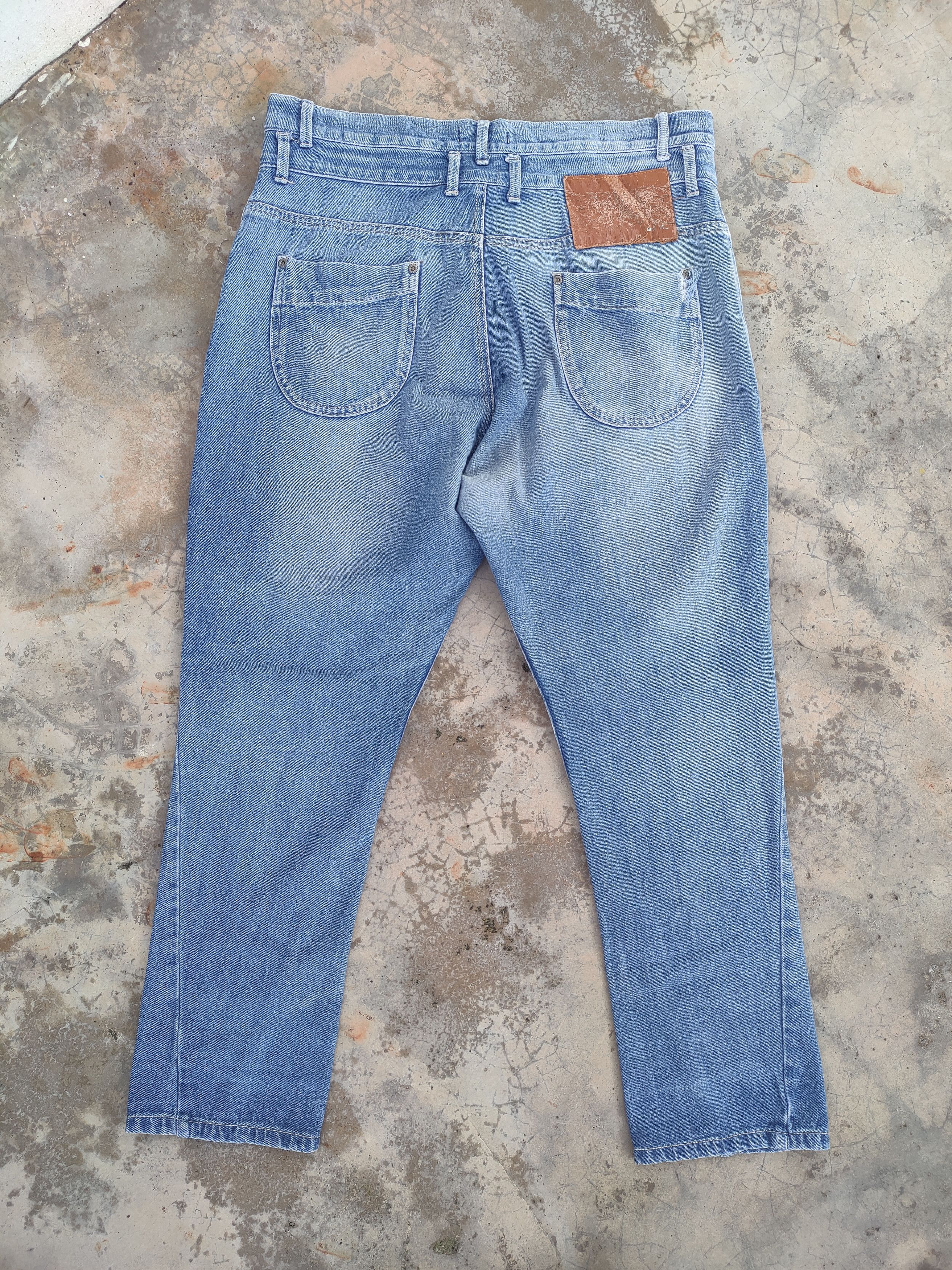 Japanese Brand × Jean × Seditionaries VINTAGE AND IT FLY BUTTON FADED JEANS DENIM PANTS Size US 36 / EU 52 - 11 Thumbnail