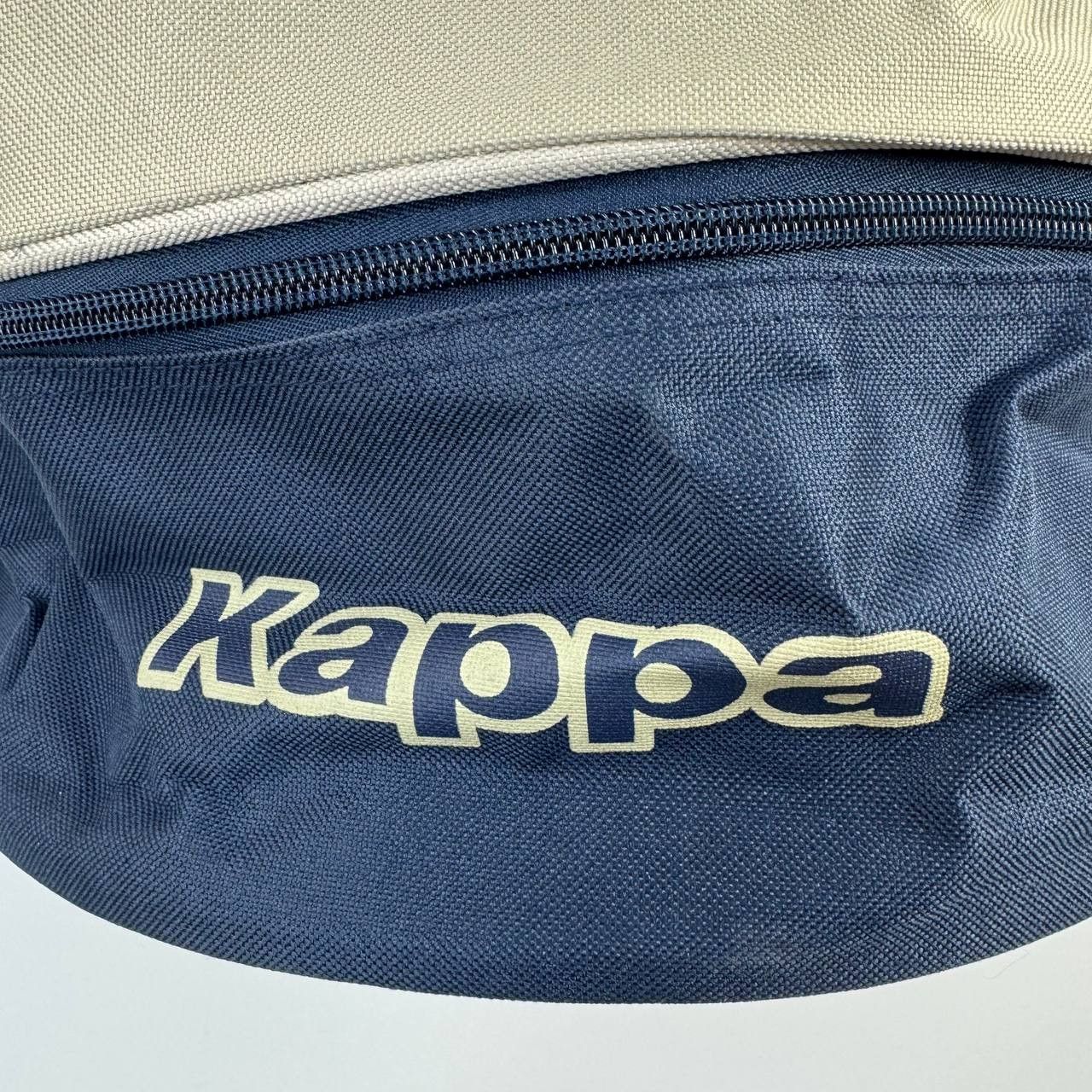 Kappa Kappa Drawstring Backpack Blue White Gym Bag Sports Sackpack Size ONE SIZE - 3 Thumbnail