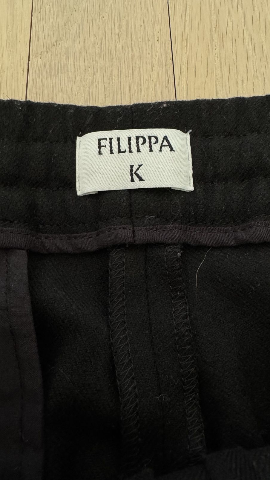 Filippa K Filippa K - Black flannel trousers Size US 31 - 3 Thumbnail