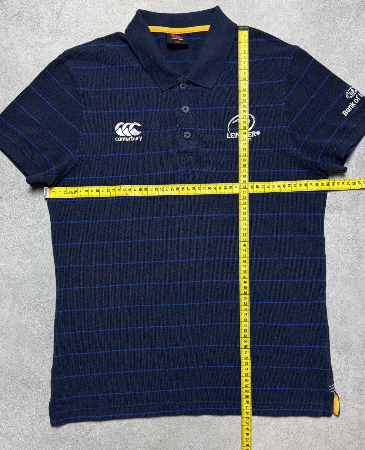 Canterbury of New Zealand Leinster 2015 2016 Rugby Striped Polo Shirt Canterbury Size US L / EU 52-54 / 3 - 12 Thumbnail