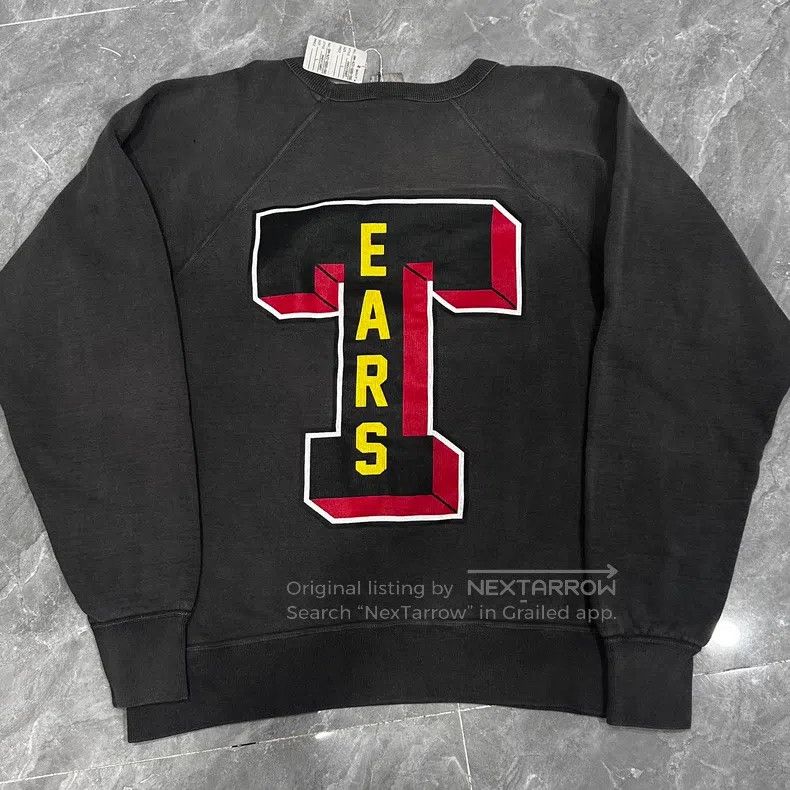 Saint Michael Saint Michael Co-branded black and red washed crew neck sw Size US L / EU 52-54 / 3 - 2 Thumbnail