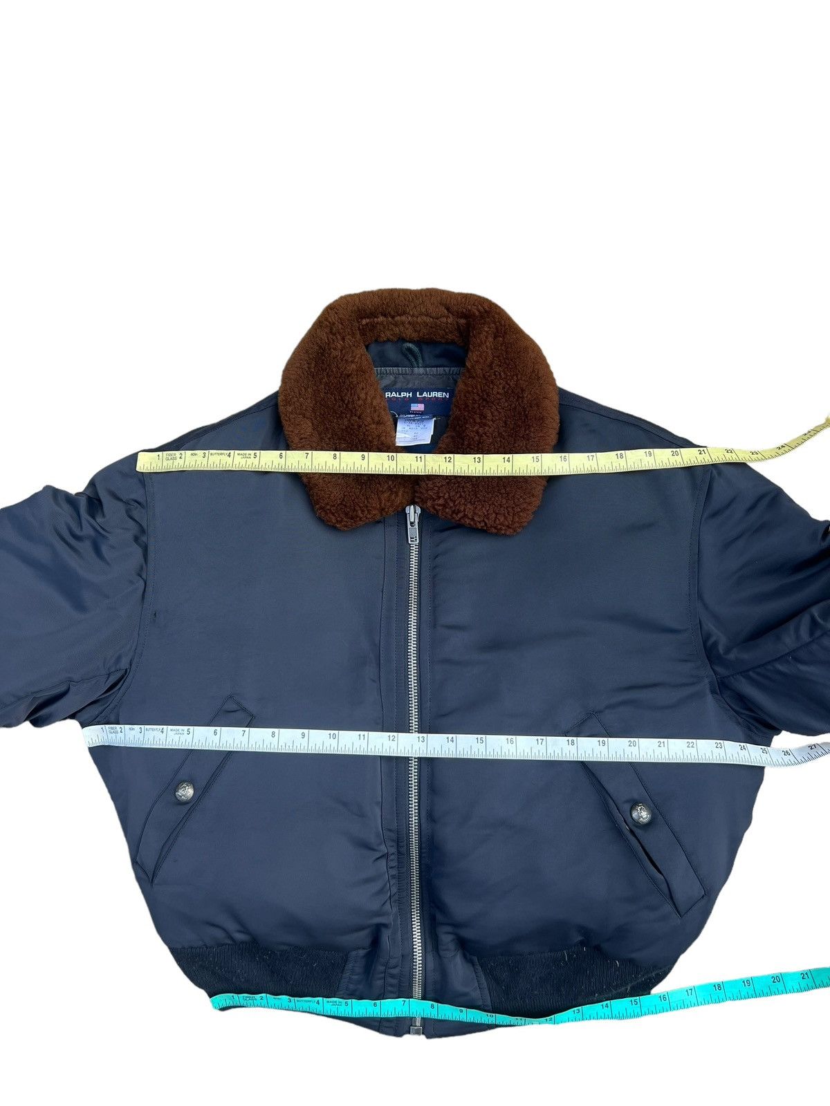 Vintage 90s RL Polo Sport Down Puffer Bomber Jacket