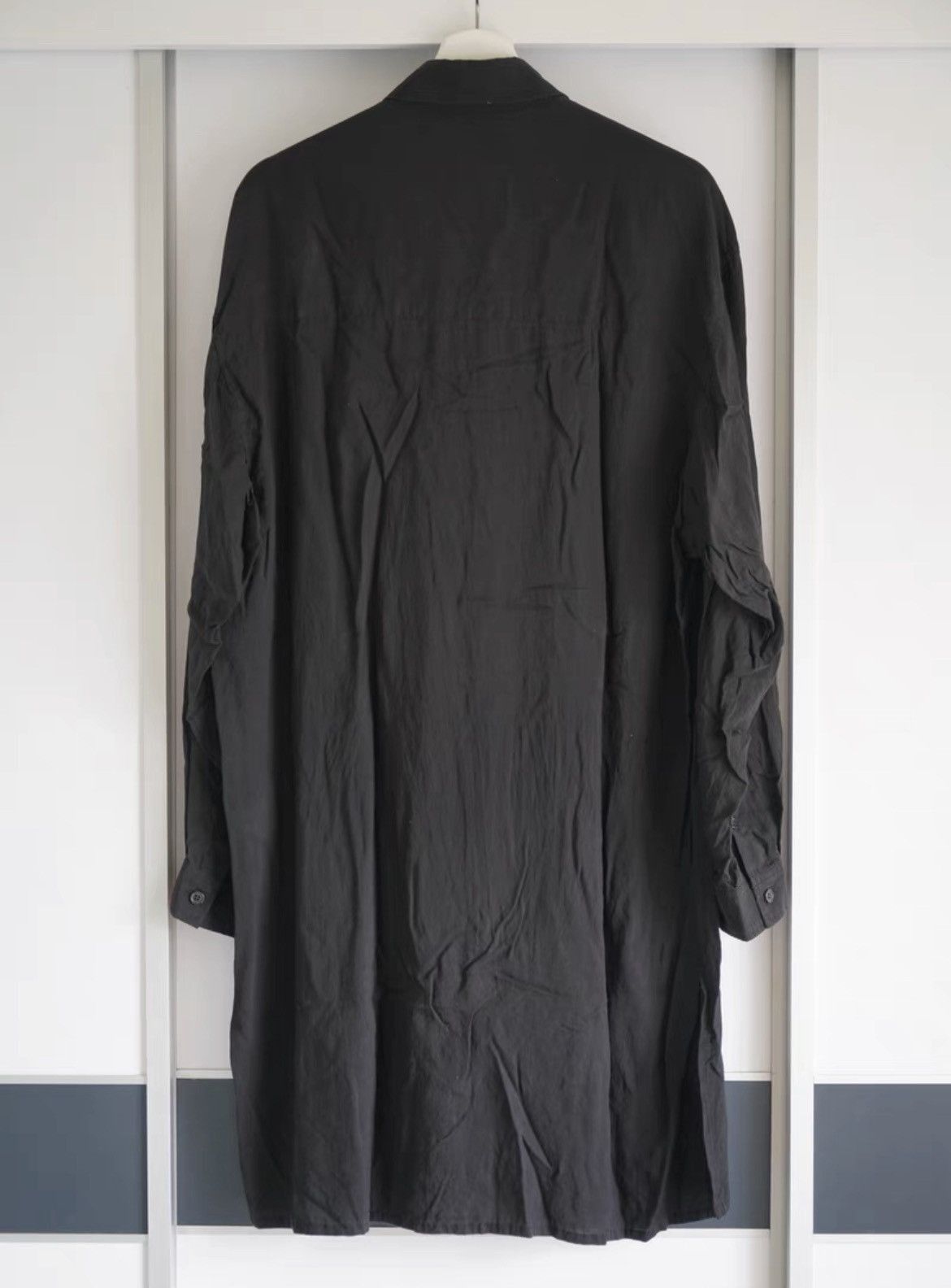 Yohji Yamamoto Yohji Yamamoto 20aw Tencel Long Shirt-2505 Size US M / EU 48-50 / 2 - 2 Thumbnail