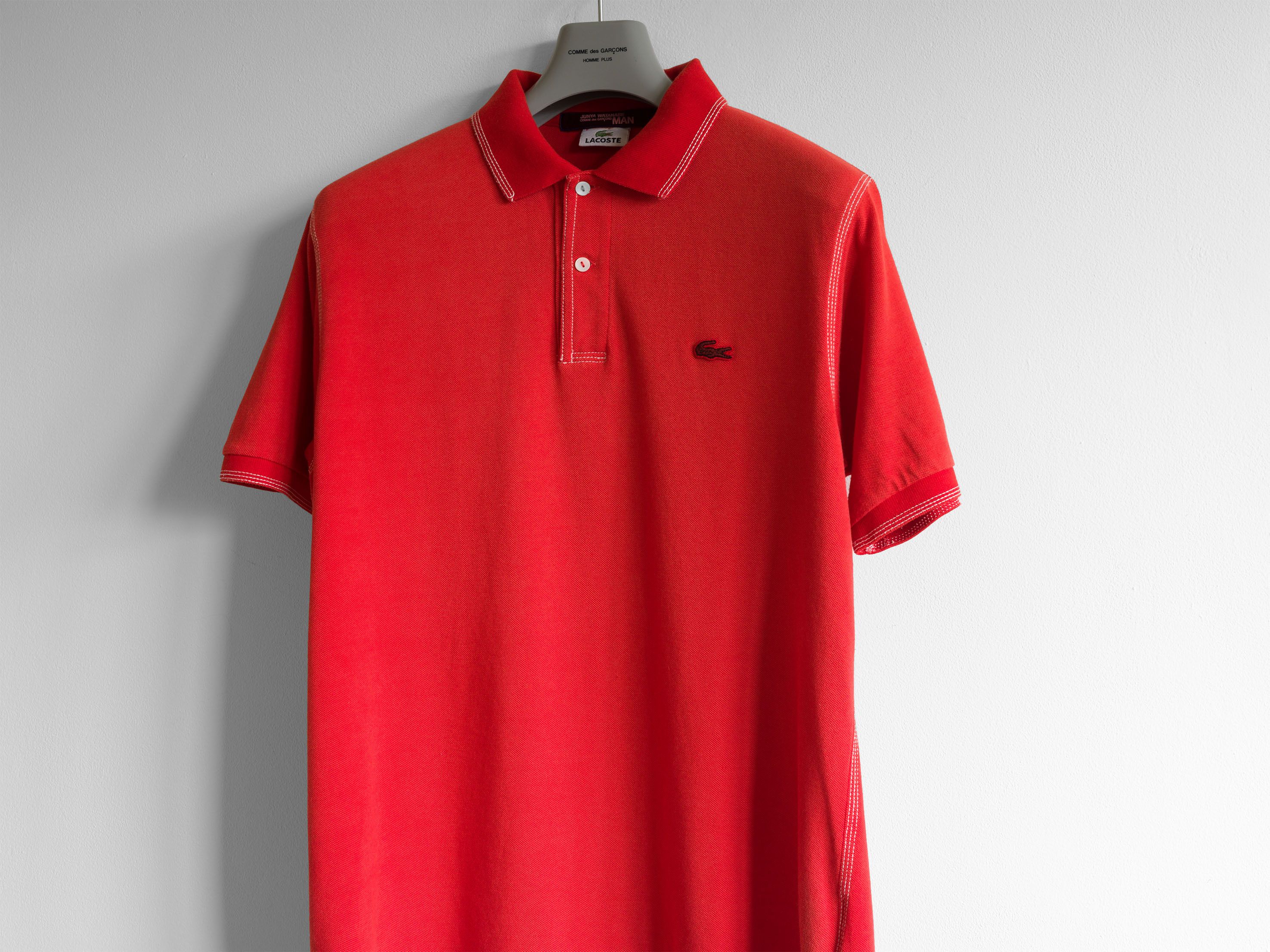 Junya Watanabe × Lacoste SS2006 JUNYA WATANABE MAN x LACOSTE RECONSTRUCTED POLO SHIRT Size US L / EU 52-54 / 3 - 5 Thumbnail