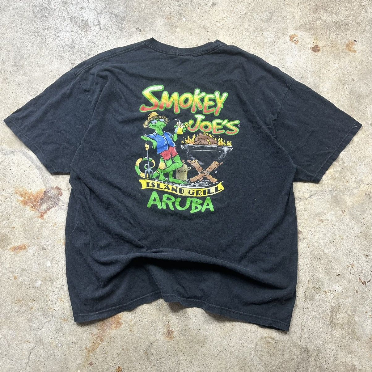 Hanes VTG Y2K Aruba Smokey Joes Lizard Nature Shirt Size XL Size US XL / EU 56 / 4 - 1 Thumbnail