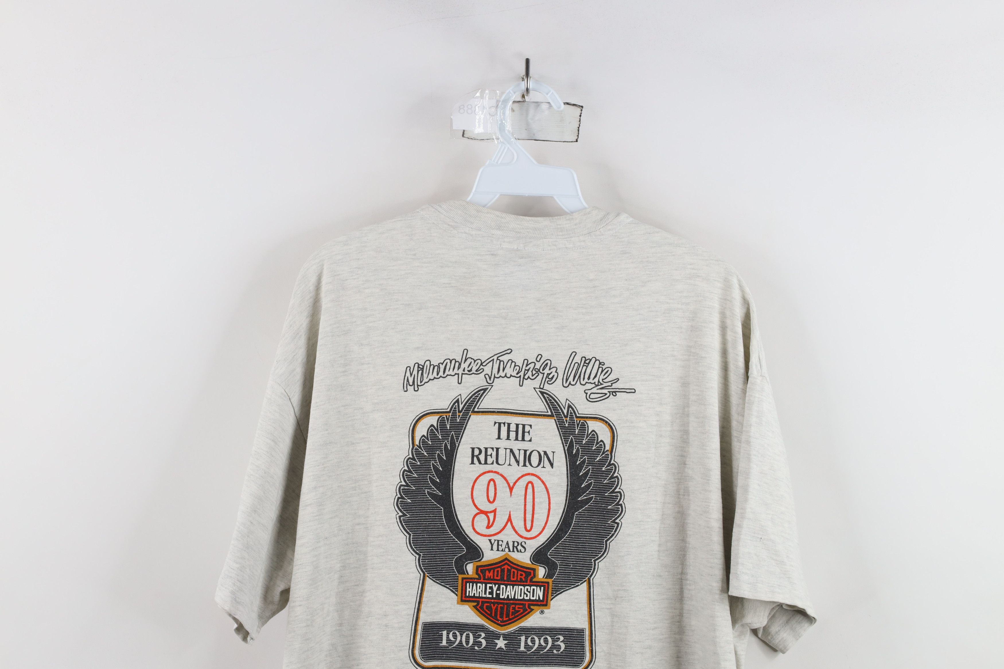 Harley Davidson × Vintage Vintage 90s Harley Davidson Willie Eagle Wings T-Shirt USA Size US XL / EU 56 / 4 - 10 Thumbnail