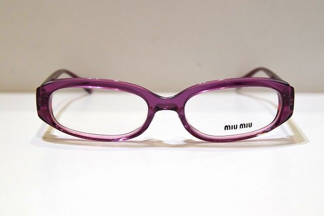 Pre-owned Miu Miu X Prada Lens Logo Miu Miu Glasses In Purple