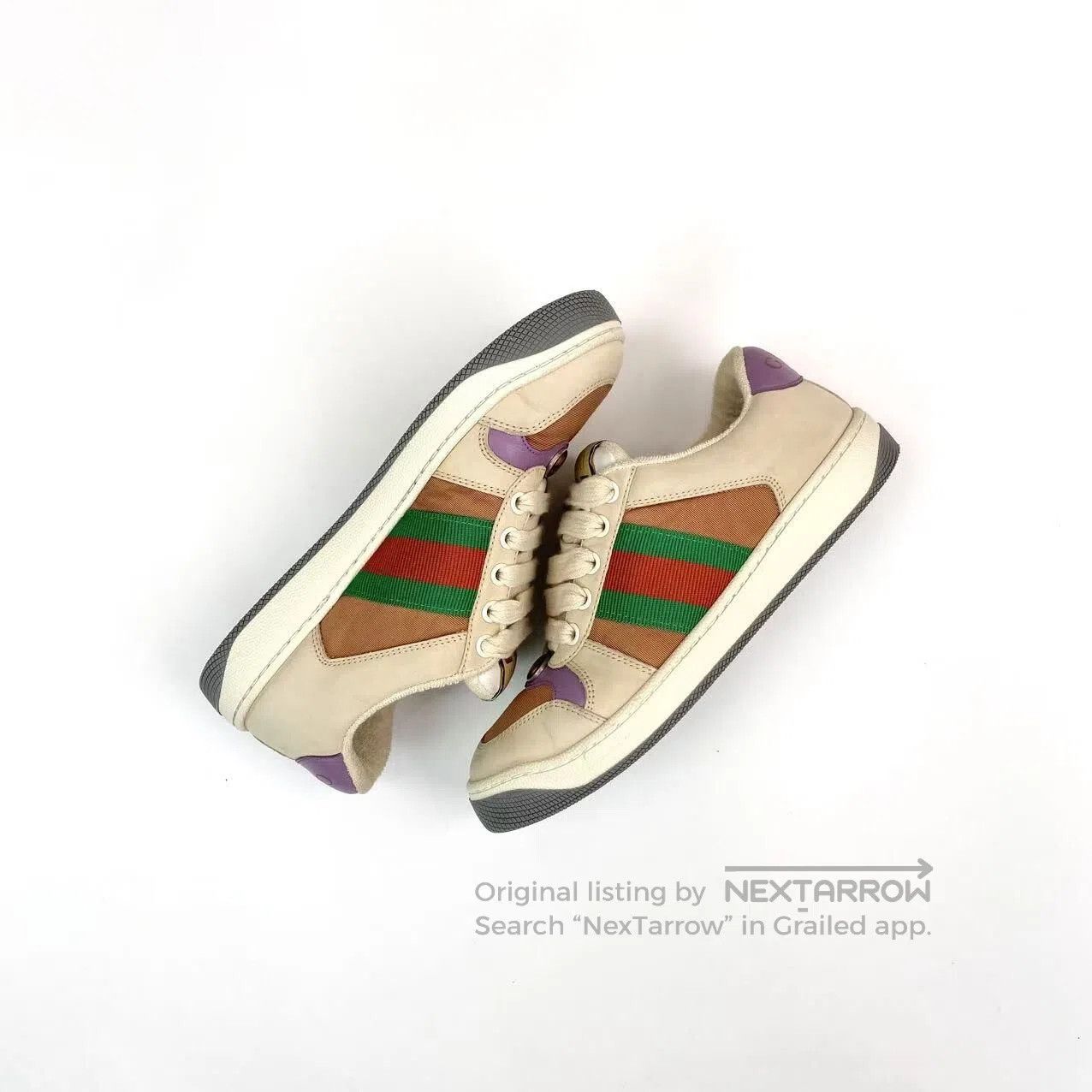 Gucci Guicci Purple tail dirty shoes| Size US 4 / IT 34 - 4 Thumbnail