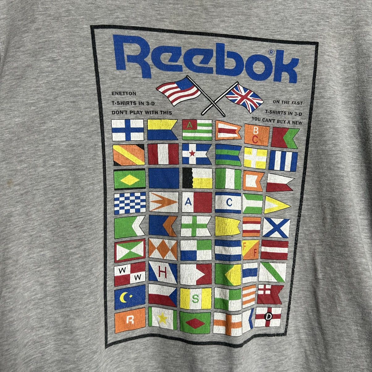 Reebok × Vintage Vintage Reebok Graphic T-Shirt Size M / US 6-8 / IT 42-44 - 3 Thumbnail