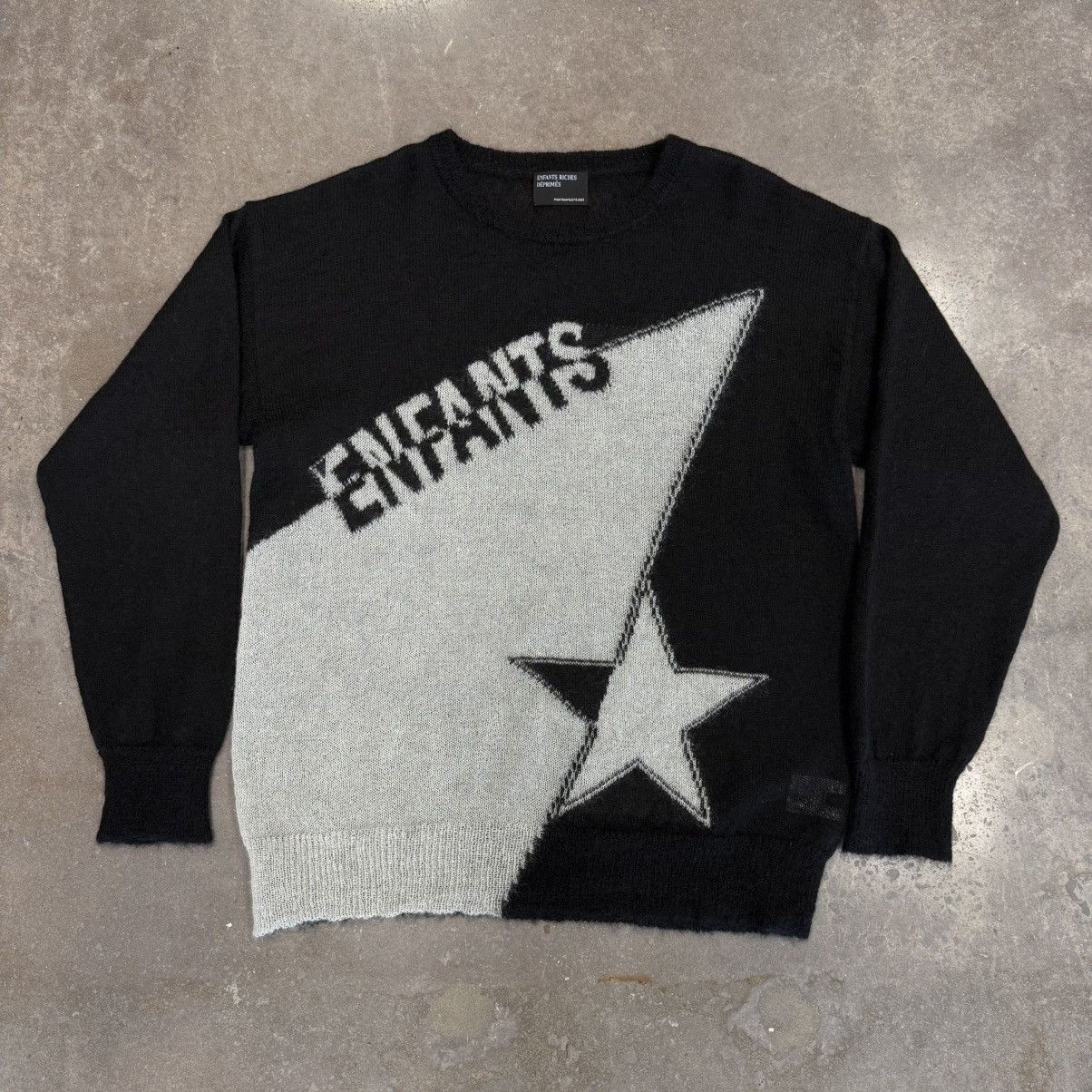 Enfants Riches Deprimes Enfants Riches Deprimes SS22 Star Mohair Knit Sweater Size US L / EU 52-54 / 3 - 1 Thumbnail