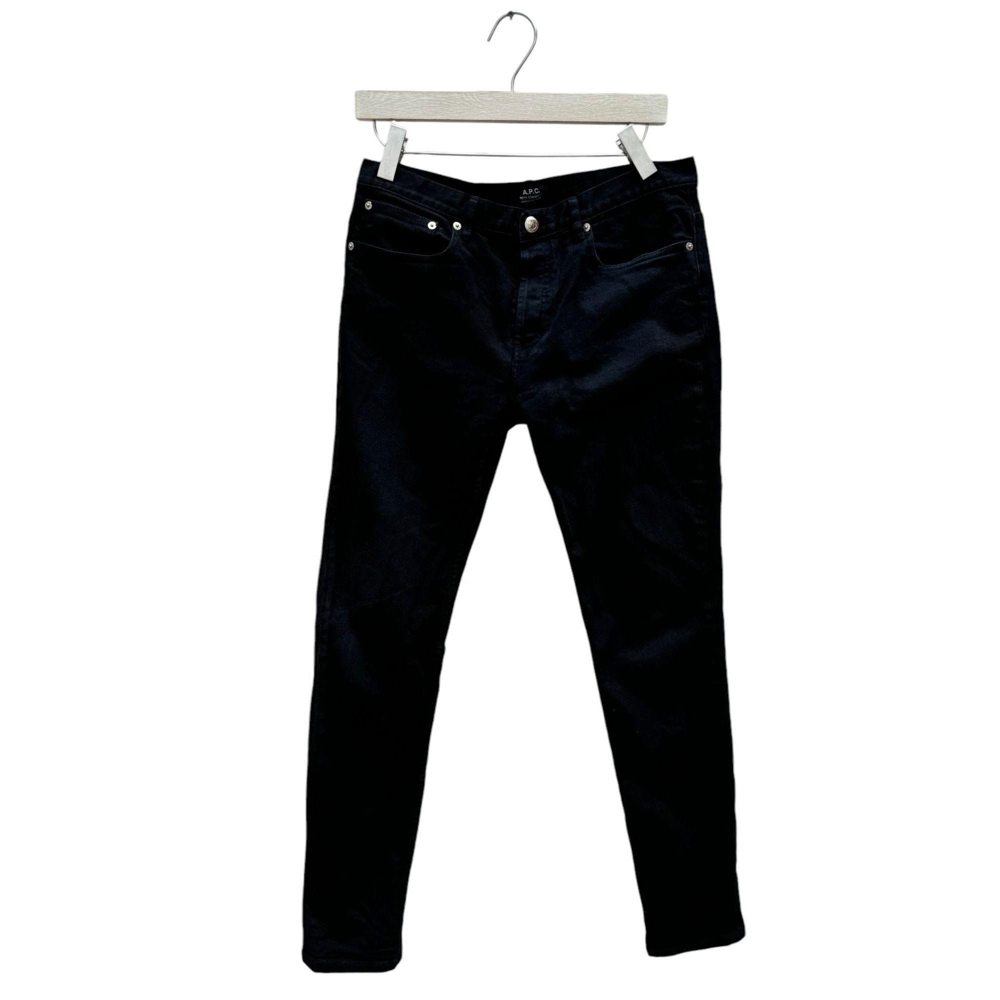 A.P.C. Petit Standard Black Denim jeans Size US 32 / EU 48 - 1 Thumbnail