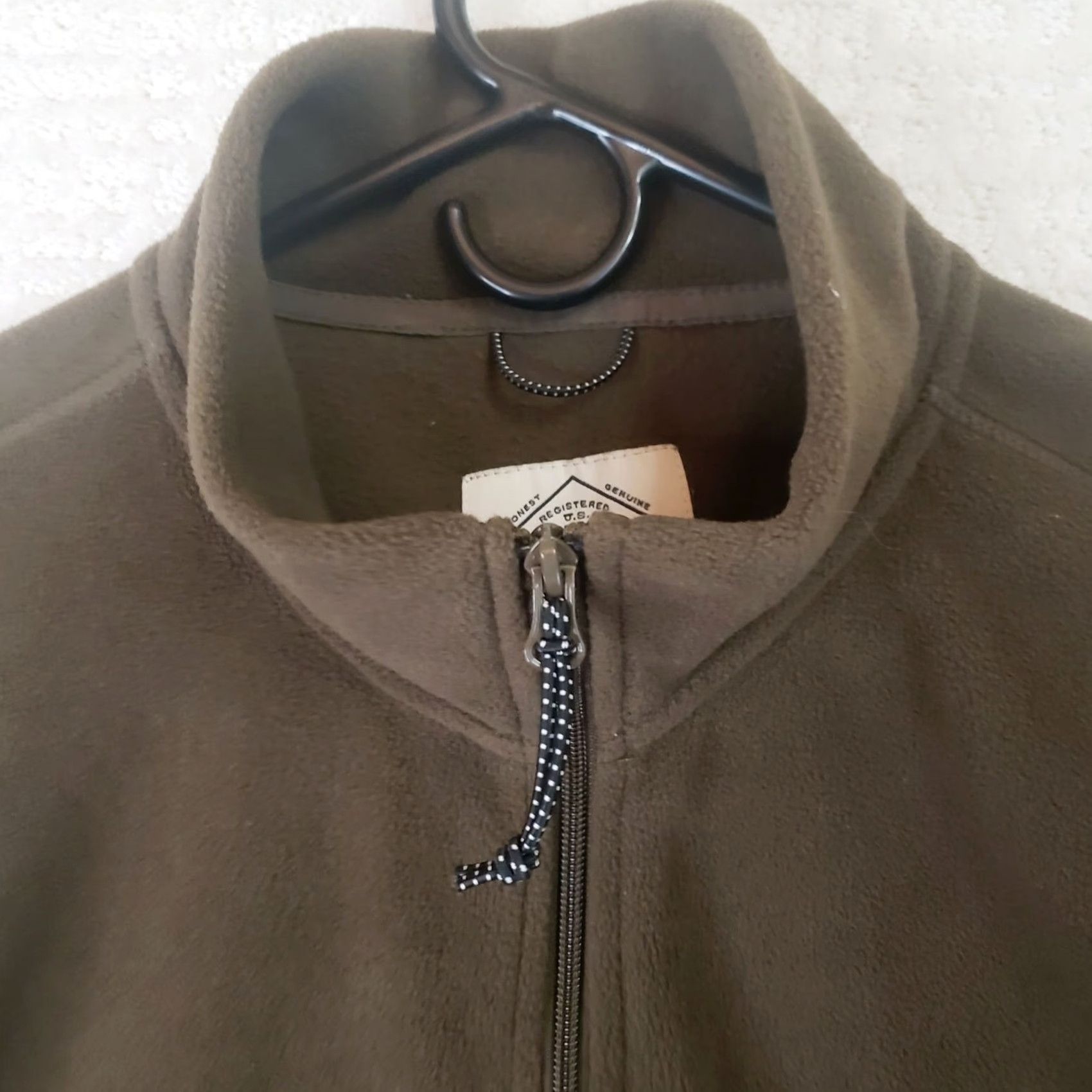 Vintage St. John's Bay Vest Mens XL Outerwear Brown/Green Fleece Full Zip Outdoor Solid Jacket/Coat Size US XL / EU 56 / 4 - 5 Thumbnail