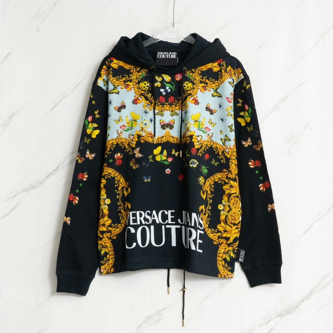Versace Jeans Couture Versace Jeans Men's Butterfly Print Hoodie Size US S / EU 44-46 / 1 - 1 Thumbnail