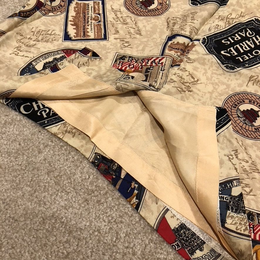 Diane von Furstenberg Vintage Parisian Hotel Themed Skirt Size 12 Size 25" / US 0 / IT 36 - 4 Thumbnail