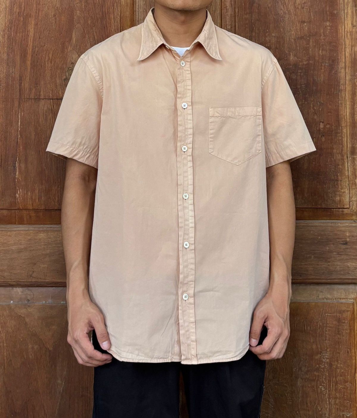 Maison Margiela FREE TAX! Cotton Silk Blend Shirt - Medium Size US M / EU 48-50 / 2 - 1 Thumbnail