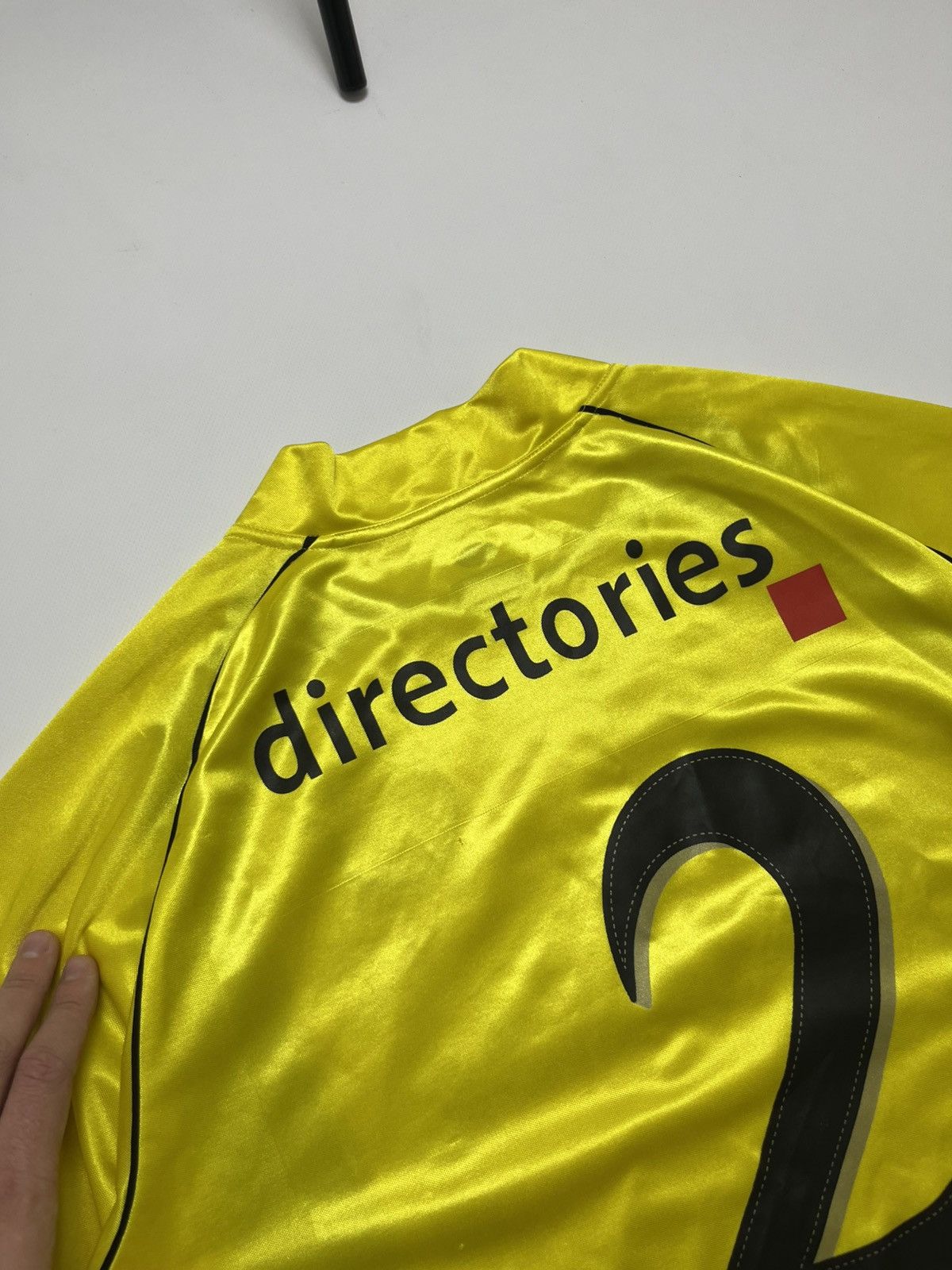 Vintage BSC Young Boys Gems Home Football Jersey Hodel #2 Size US L / EU 52-54 / 3 - 12 Thumbnail
