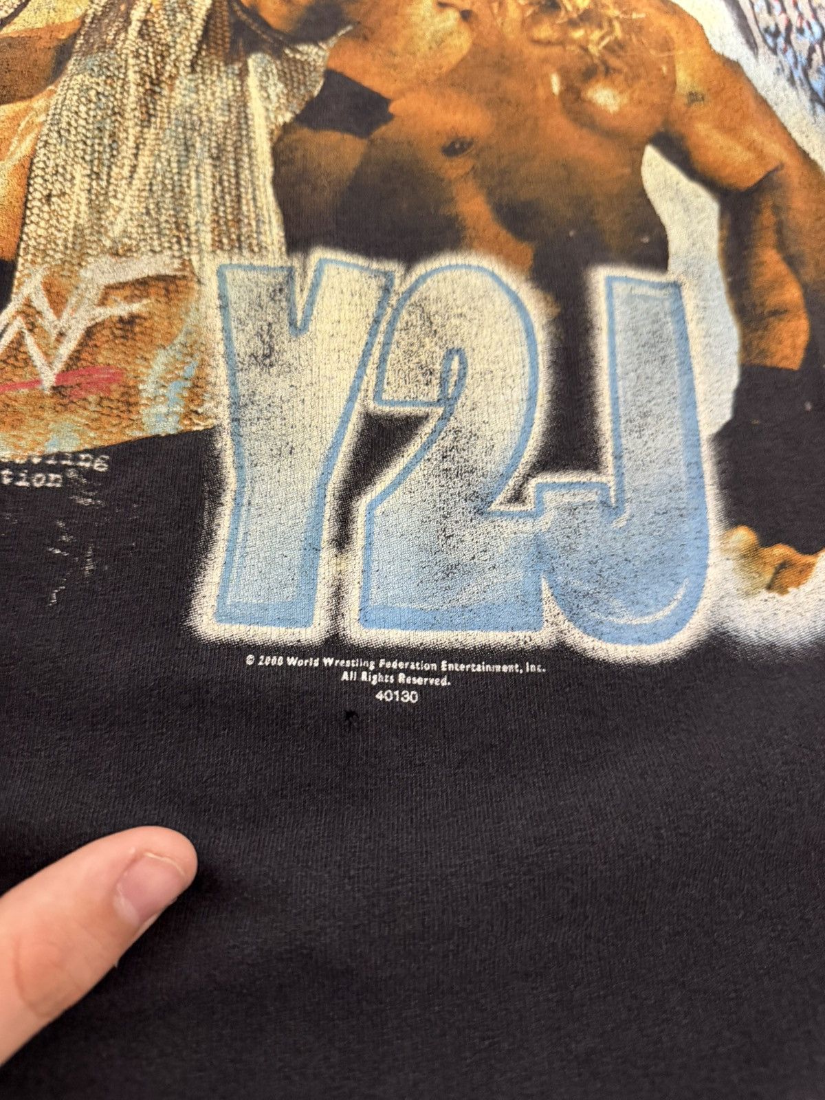 WWF Faded 2000 WWF Chris Jericho Rap Tee XL Size US XL / EU 56 / 4 - 4 Thumbnail