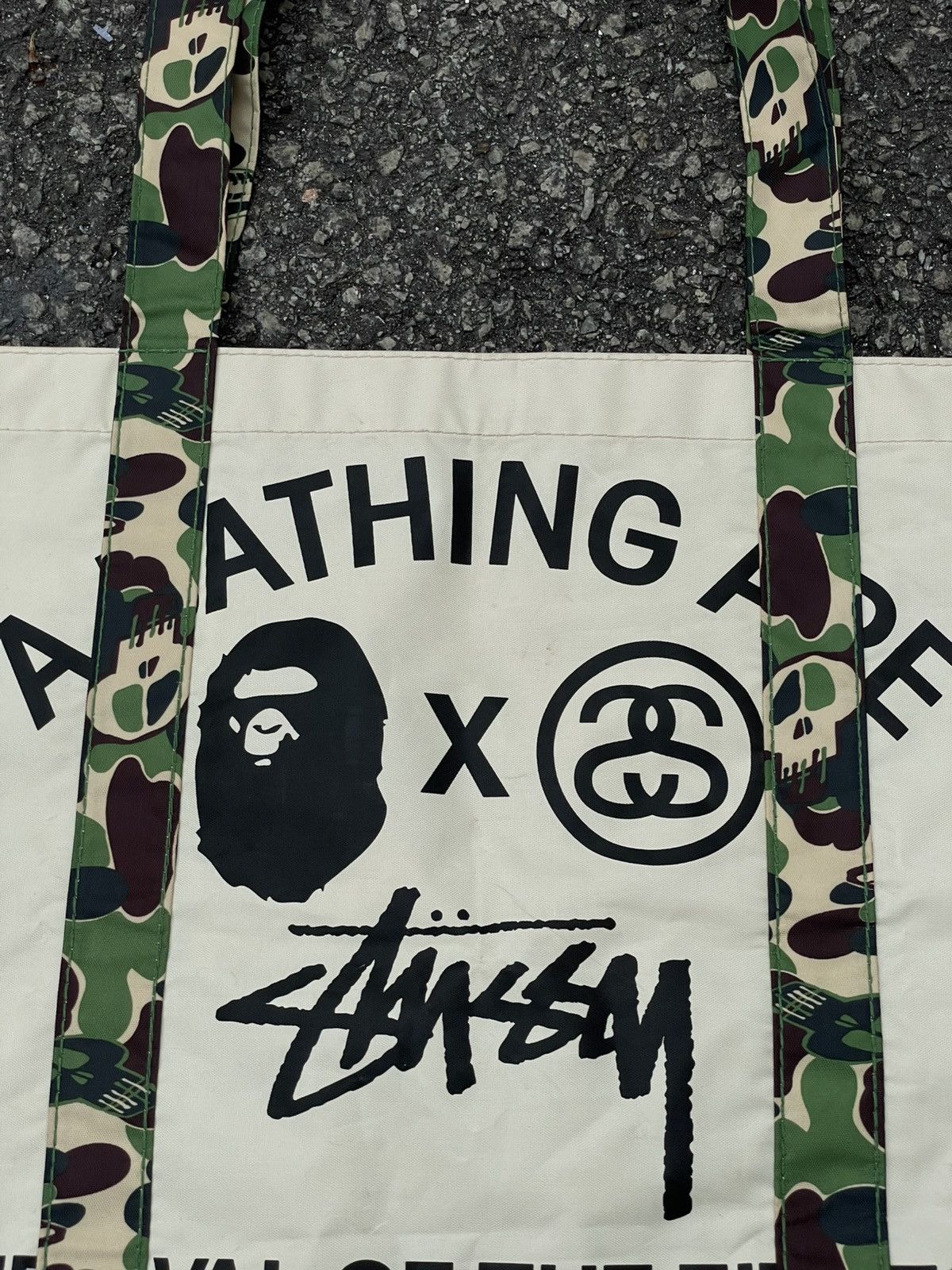 Bape × Stussy Bape X Stussy Nylon Tote Bag Size ONE SIZE - 6 Thumbnail