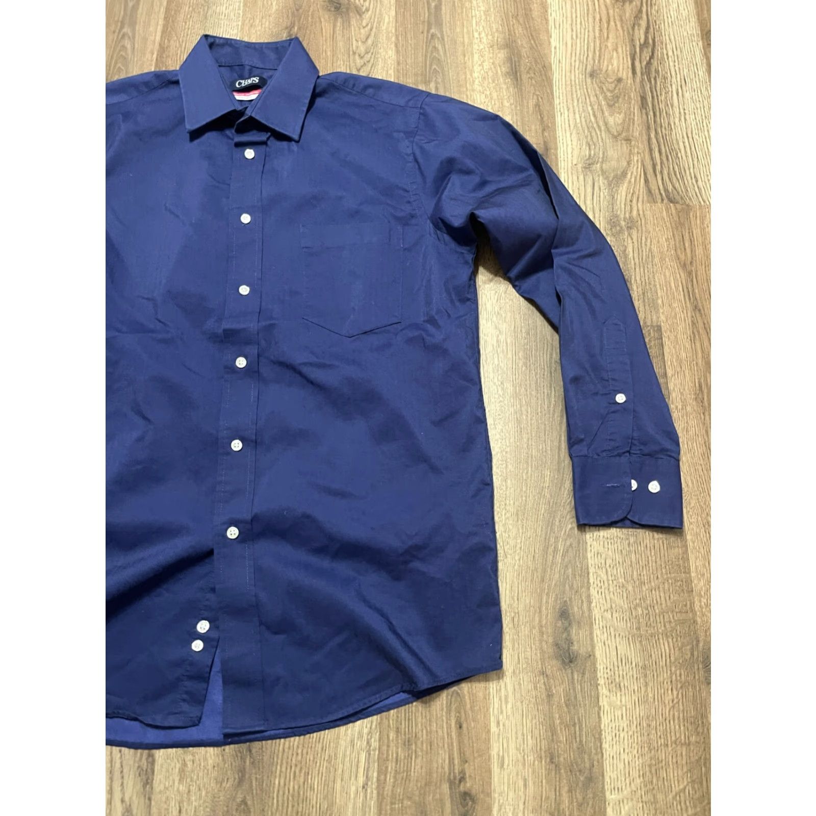 Chaps VINTAGE Chaps Shirt Men’s Size 15-15.5 32/33 Medium Blue Regular Fit Button Up Long Sleeve Collared Shirt Mens Regular Size US M / EU 48-50 / 2 - 4 Thumbnail