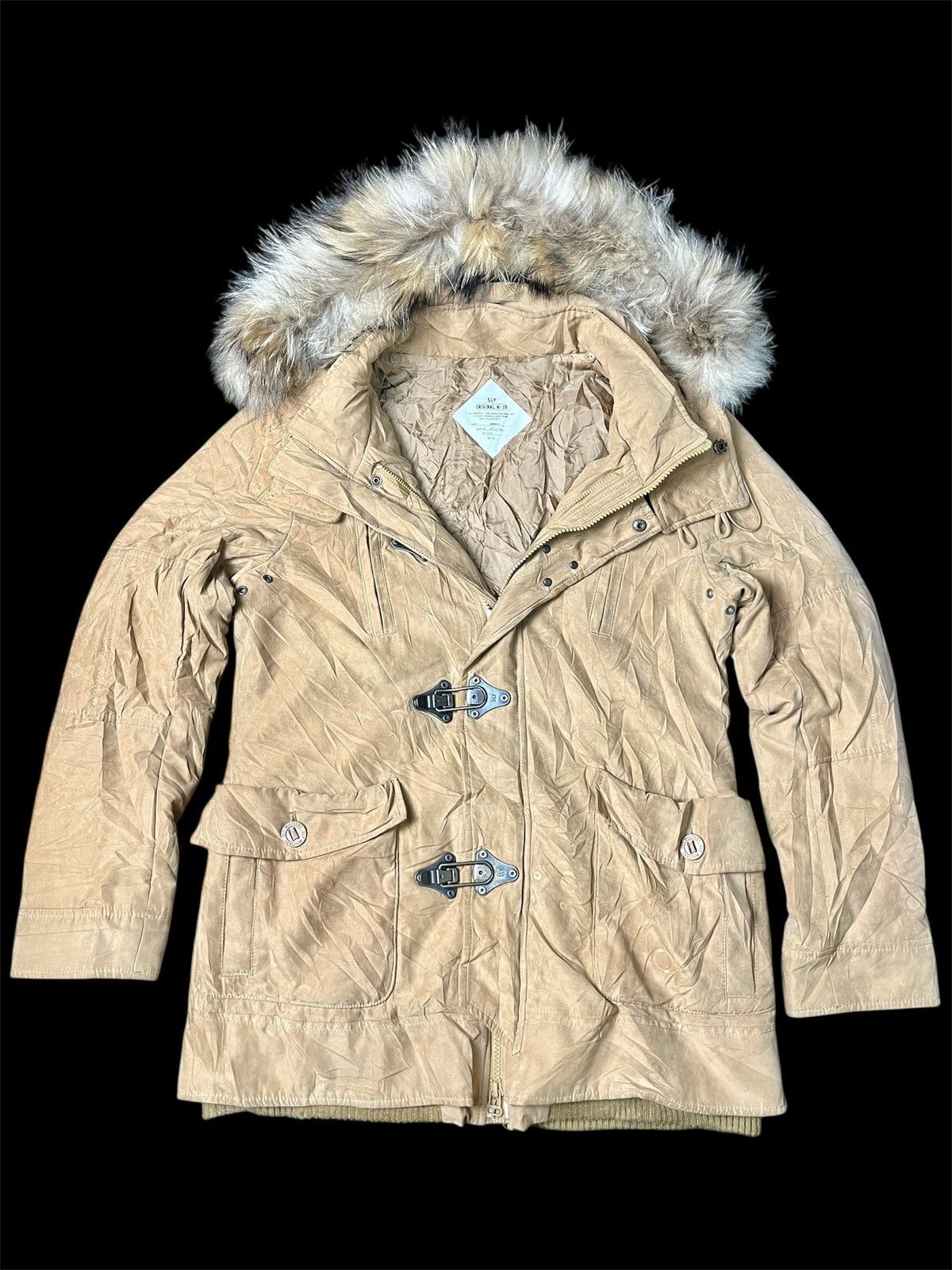 If Six Was Nine × Japanese Brand × Tornado Mart JAPANESE SLY FUR JACKET DOUBLE ZIPPER CRAZY FUR Size US M / EU 48-50 / 2 - 1 Thumbnail
