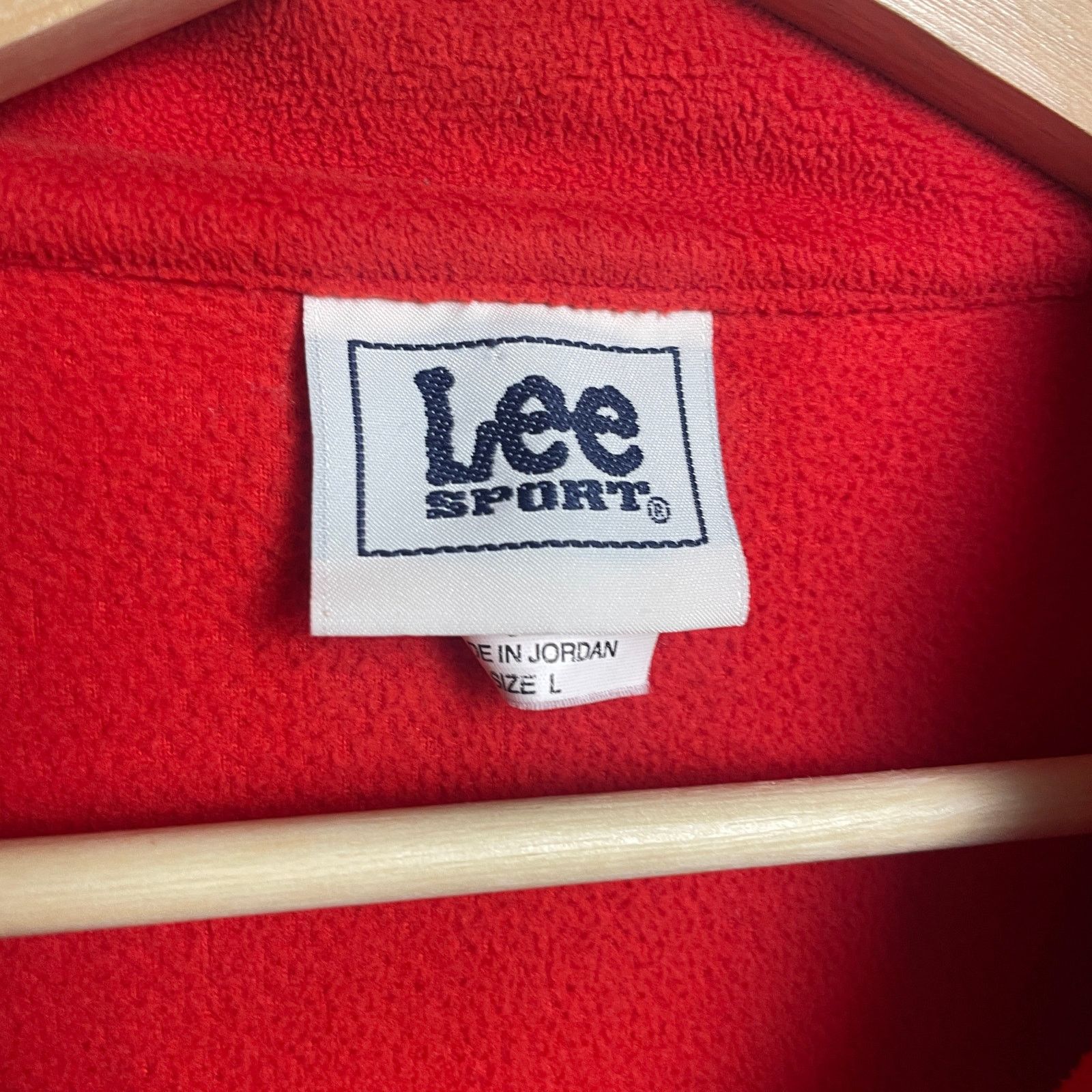 Lee L 90s Lee Sport Detroit Red Wings NHL Quarter Zip Fleece Size US L / EU 52-54 / 3 - 2 Thumbnail