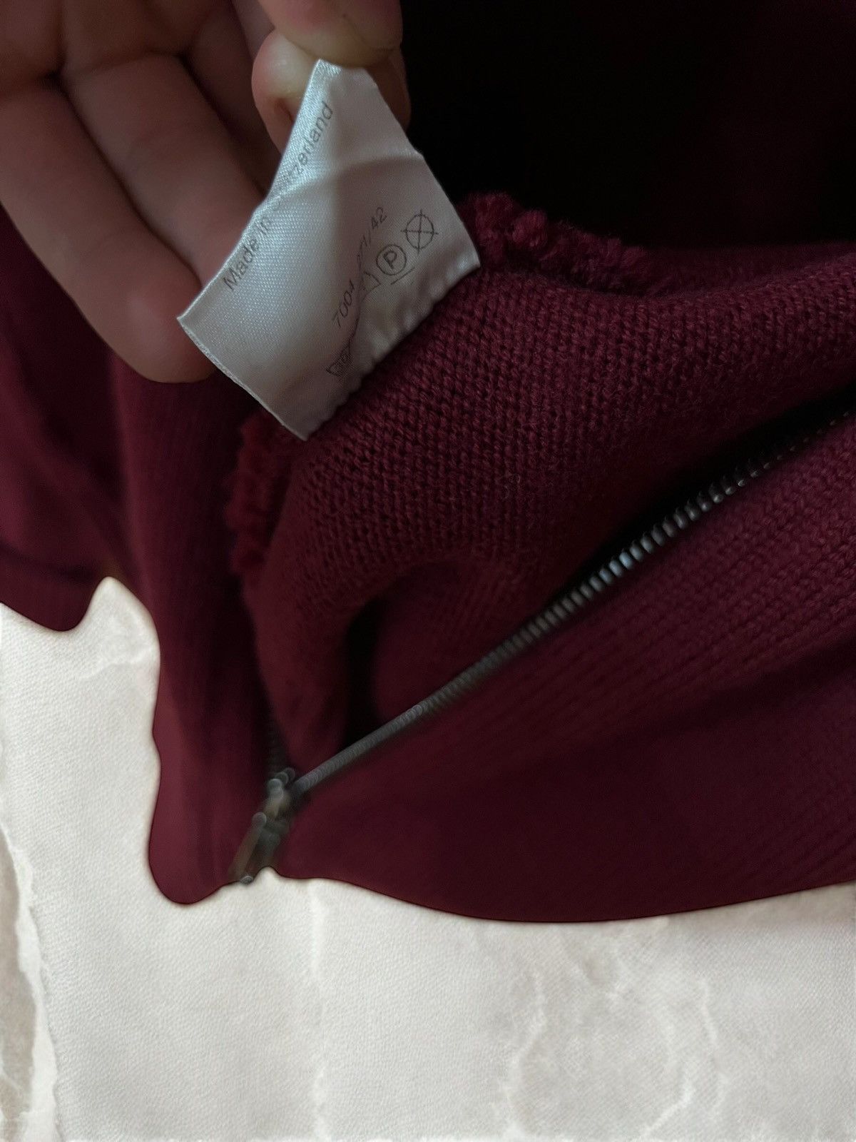 Vintage ERFOLG vintage knitted sweater RIRI ZIP vintage switzerland Size US M / EU 48-50 / 2 - 3 Thumbnail