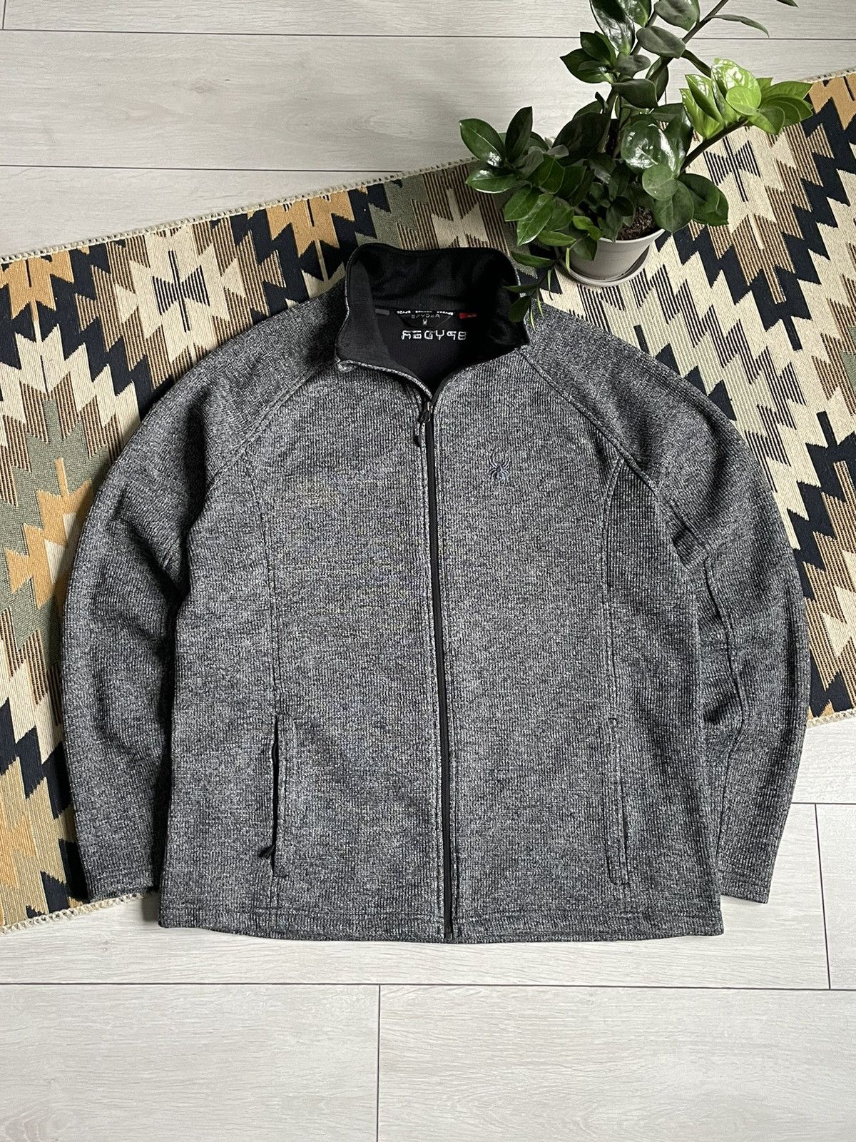 Spyder × Vintage Vintage Spyder Fleece Logo Jacket Size US XL / EU 56 / 4 - 1 Thumbnail