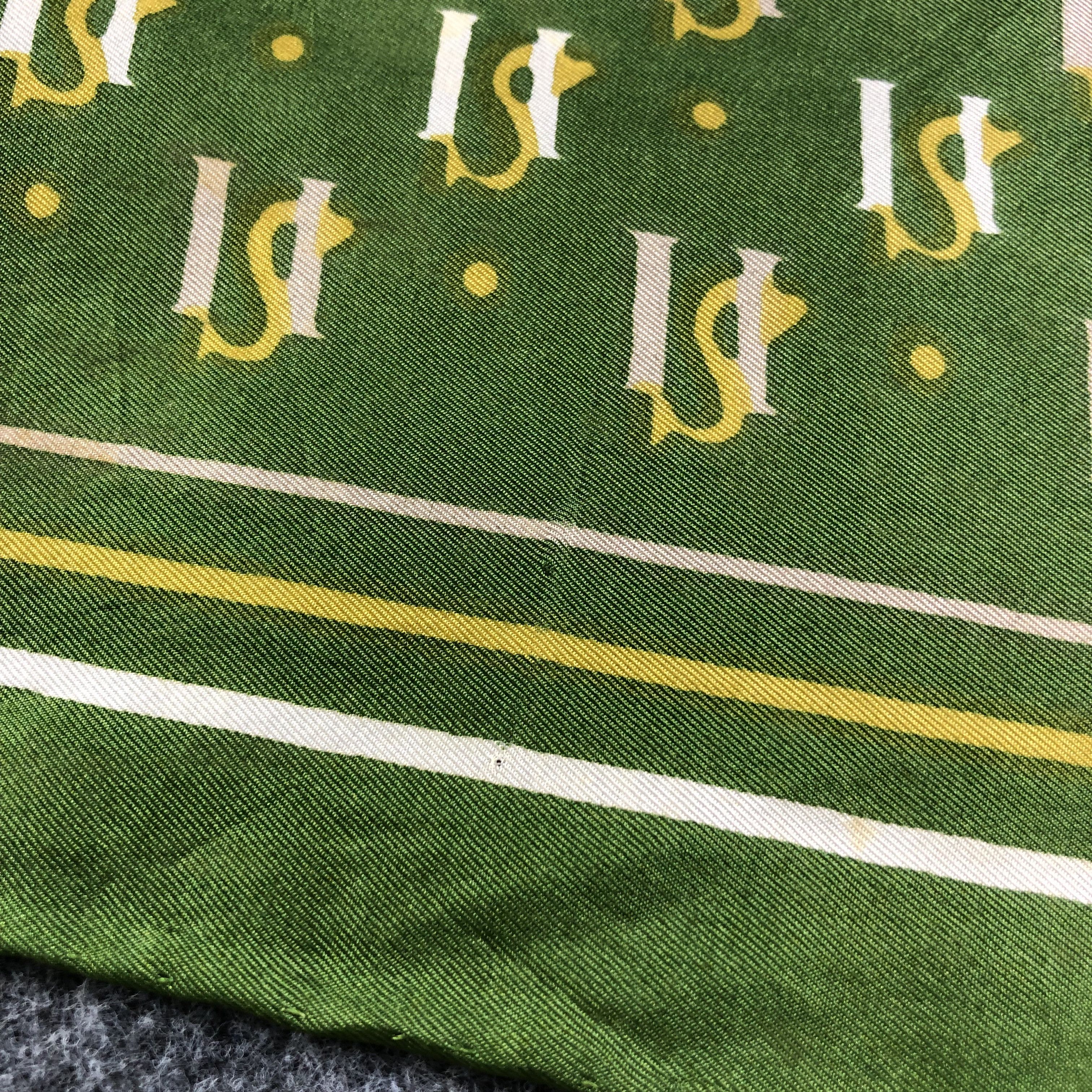 Vintage Luxury Hand Rolled Silk Scarf M452 Size ONE SIZE - 7 Thumbnail