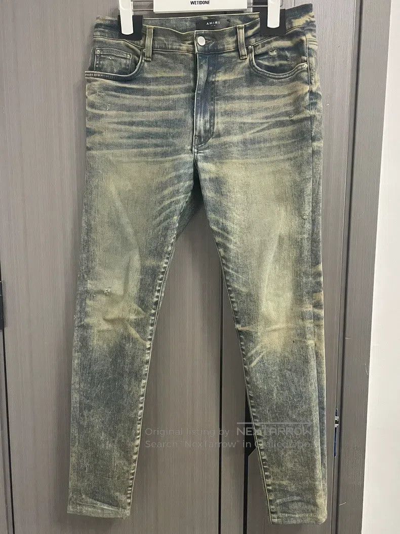 Amiri Amiri Rendered Old School Denim Jeans Size US 36 / EU 52 - 1 Thumbnail