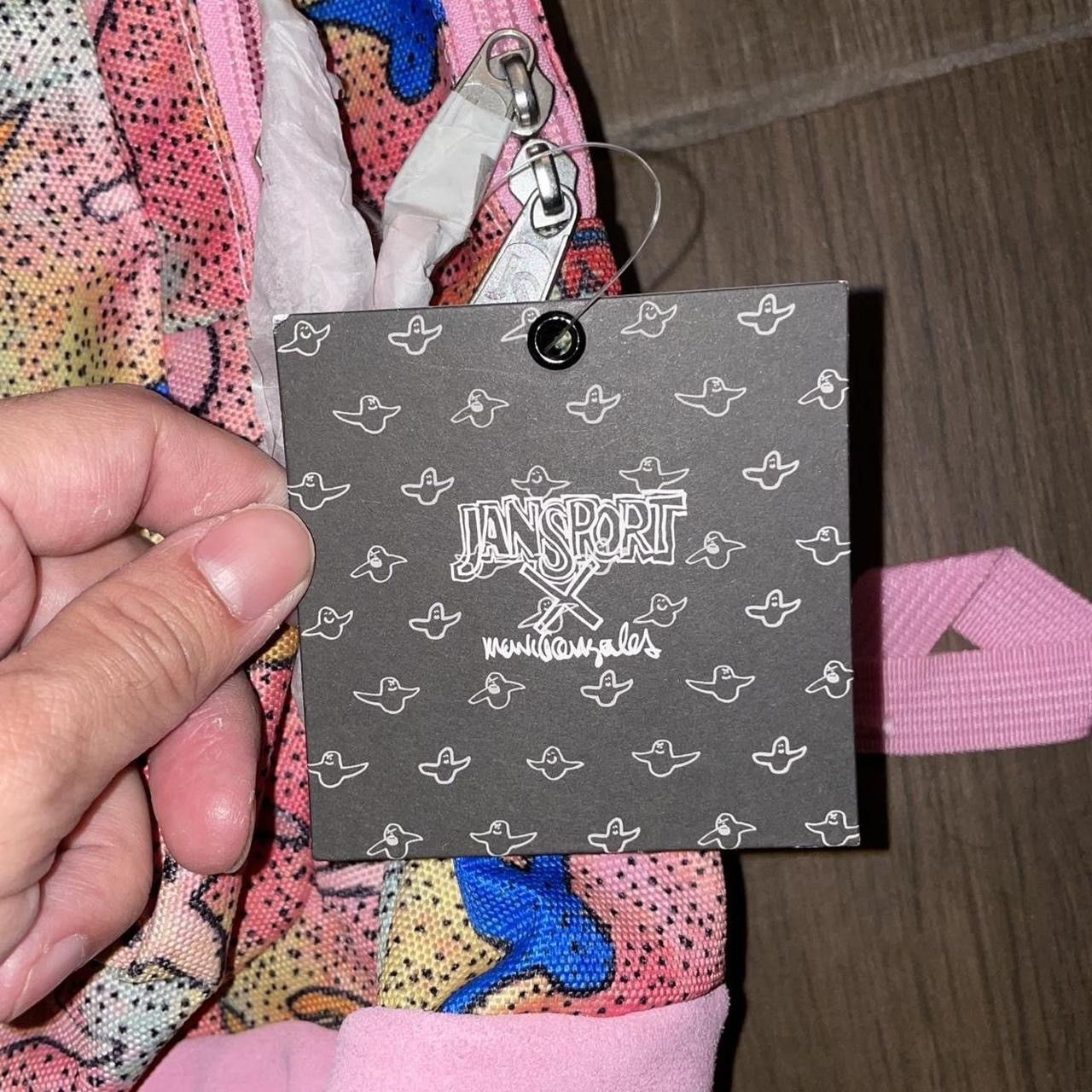 Jansport × Krooked Rare Mark Gonzales x Jansport Pink Backpack Krooked Skate Size ONE SIZE - 7 Thumbnail
