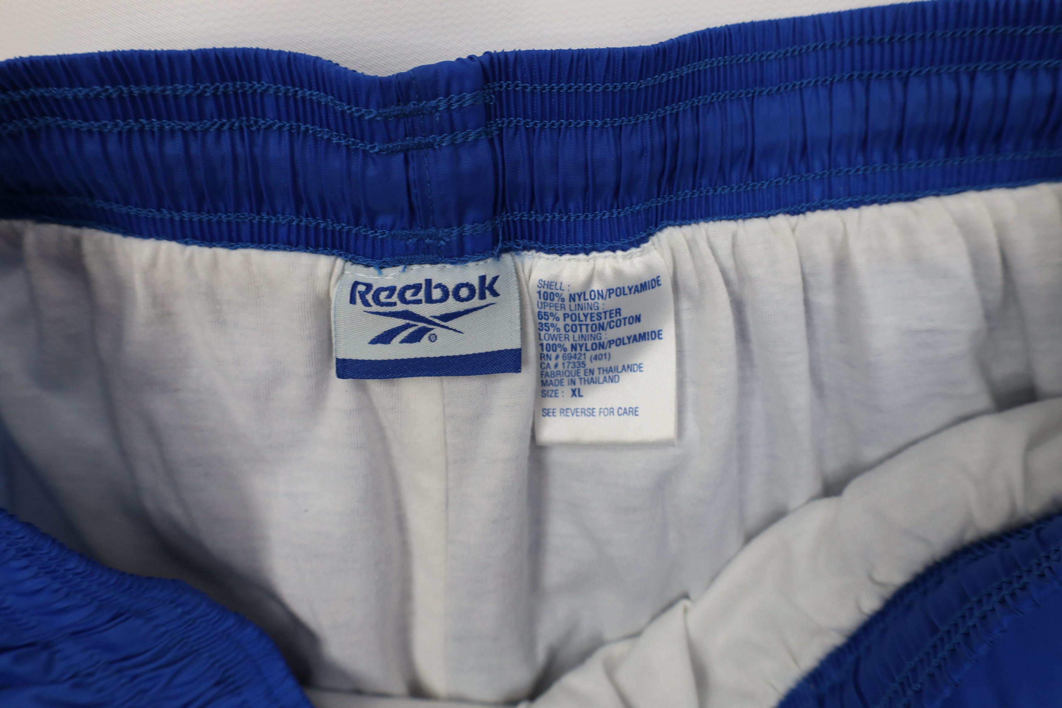 Reebok Vintage 90s Reebok Logo Lined Windbreaker Joggers Pants Blue Size US 38 / EU 54 - 8 Thumbnail