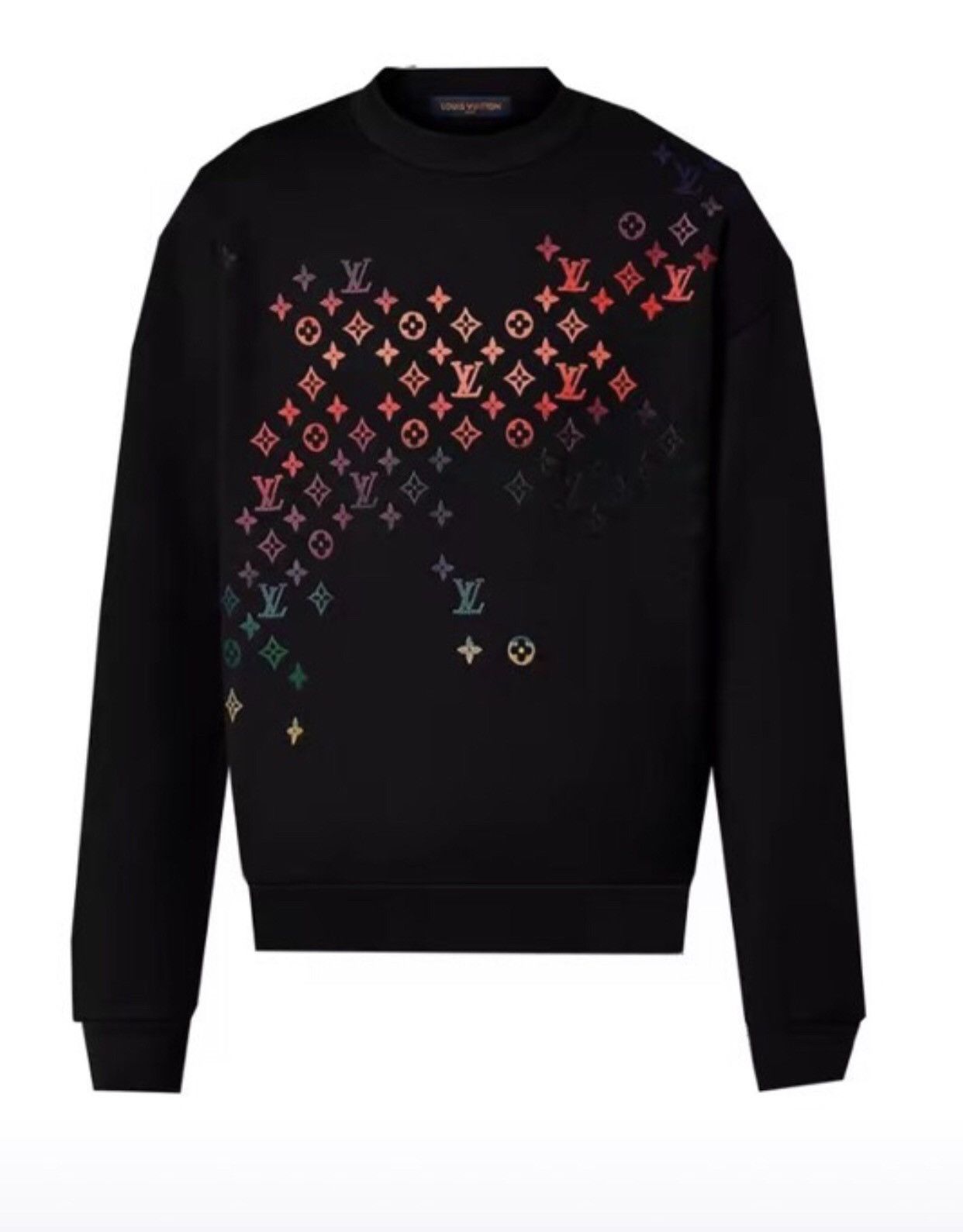 Louis Vuitton Louis Vuitton Lv ss24 new black colorful embroidery hoodie Size US L / EU 52-54 / 3 - 3 Thumbnail