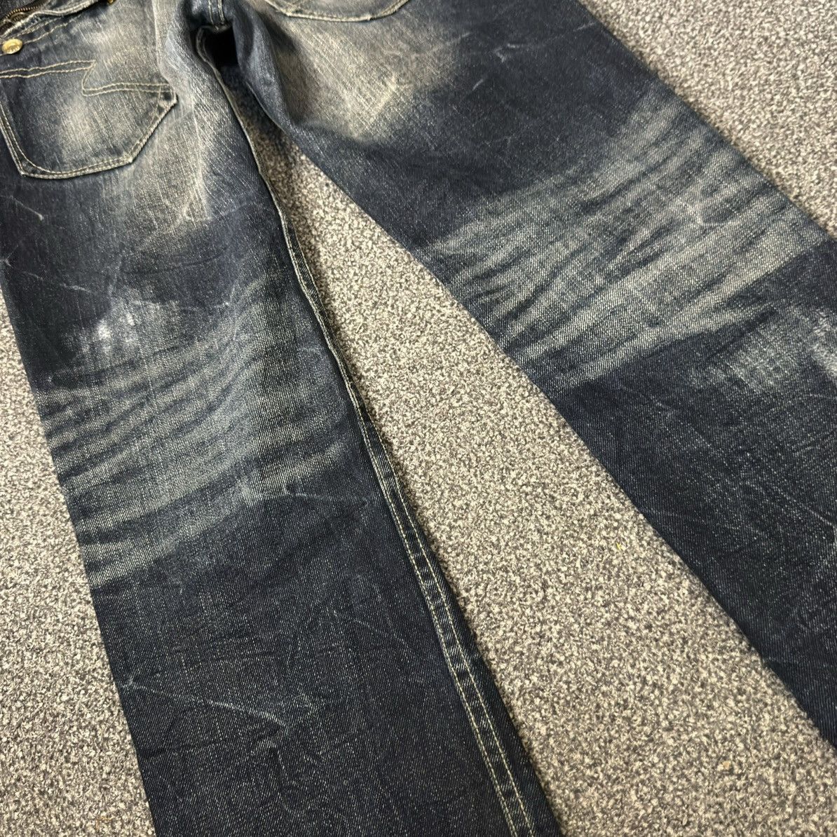 semanticdesign 90s Japanese Brand Semantic Design Distressed Studded Denim Size US 30 / EU 46 - 12 Thumbnail