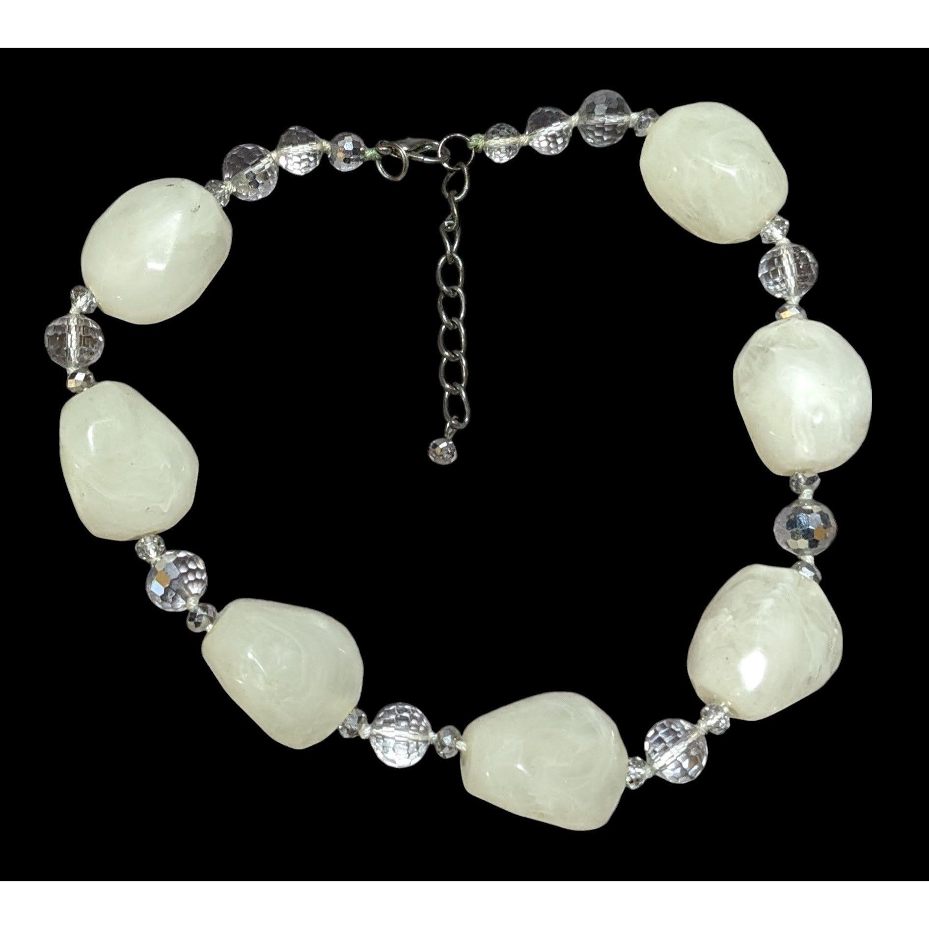Other Vintage Chunky Lucite Glass Beaded Necklace Size ONE SIZE - 1 Thumbnail