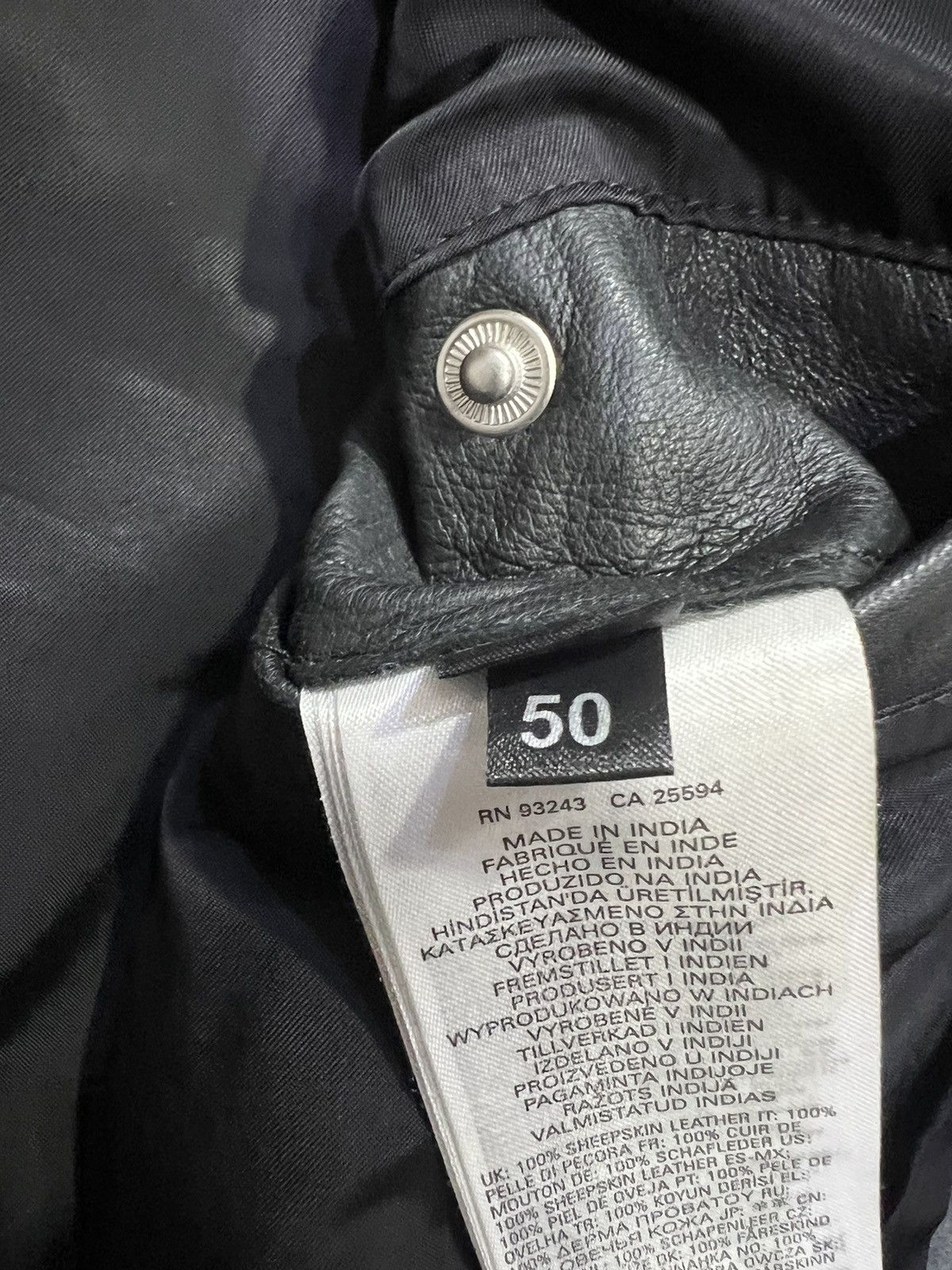 Diesel Diesel L- METAL GIACCA leather jacket Size US L / EU 52-54 / 3 - 11 Thumbnail