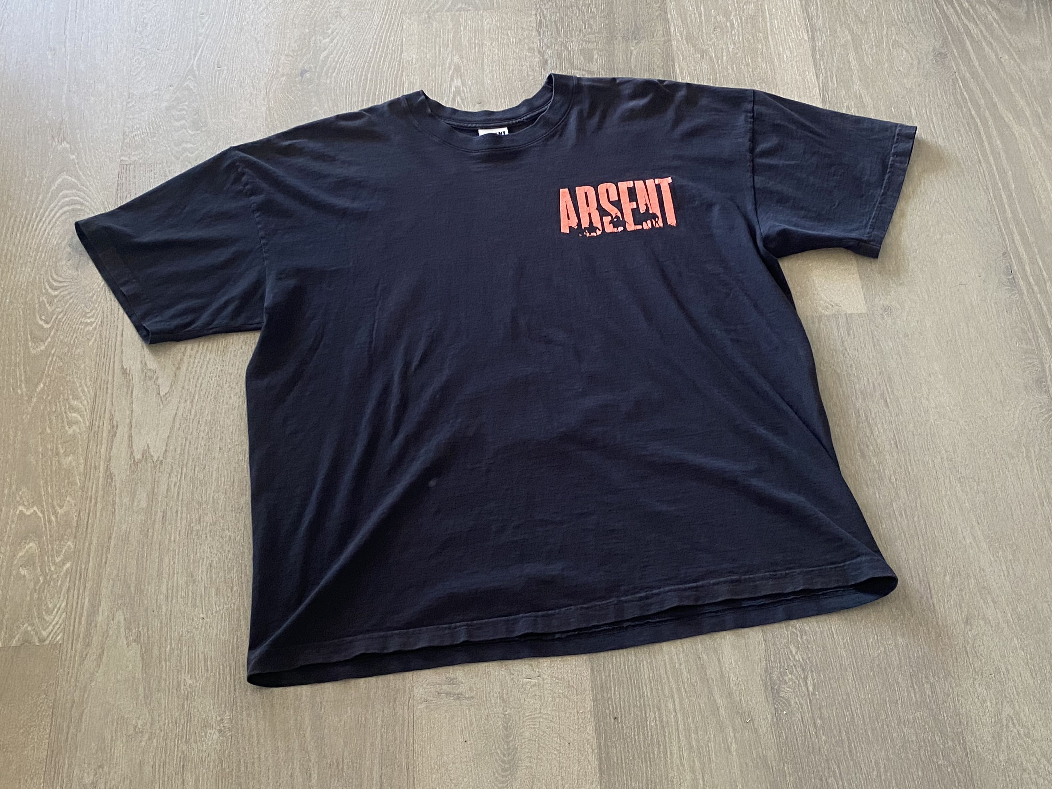 Absent Absent USA Cowboy Graphic T-Shirt – Puff Print Size US XXL / EU 58 / 5 - 2 Thumbnail