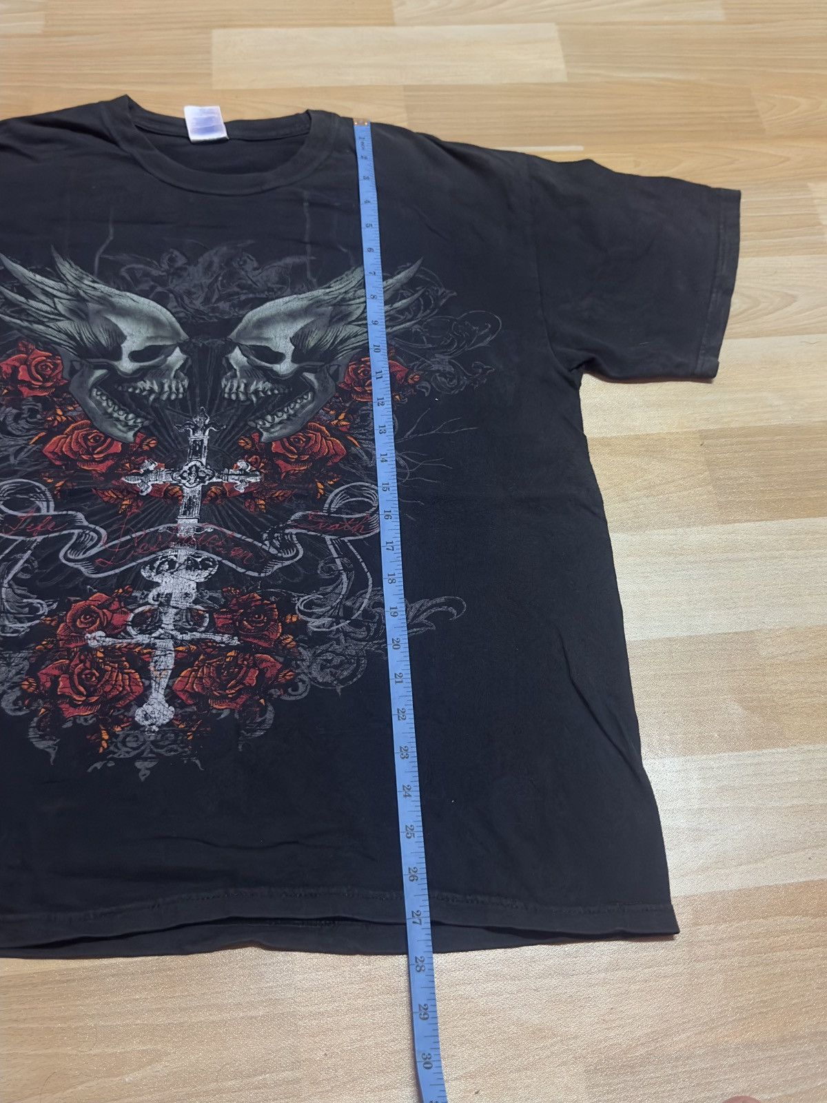 Affliction × Japanese Brand Rare🔥 Sick y2k Brats Graphics Tee Size US L / EU 52-54 / 3 - 6 Thumbnail
