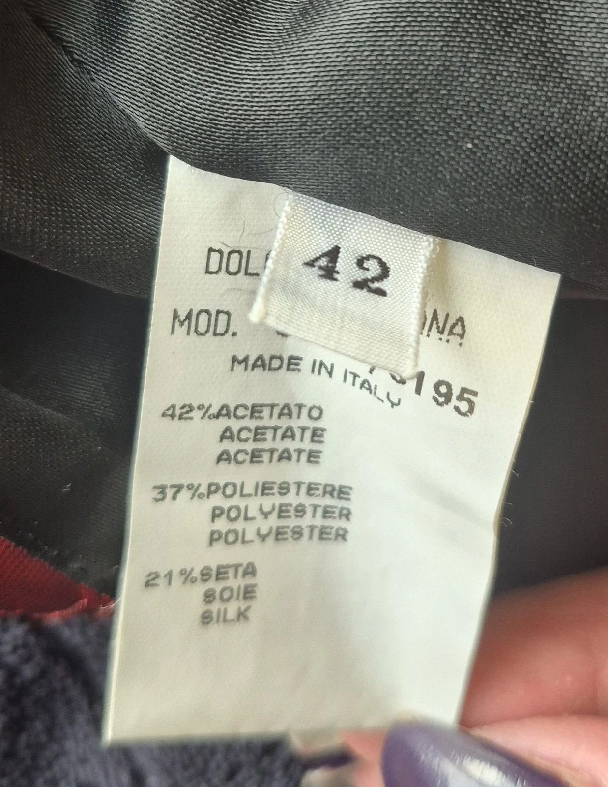 D&G Dress Black Floral Silk Blend Sheath Italy Size 42 (M)